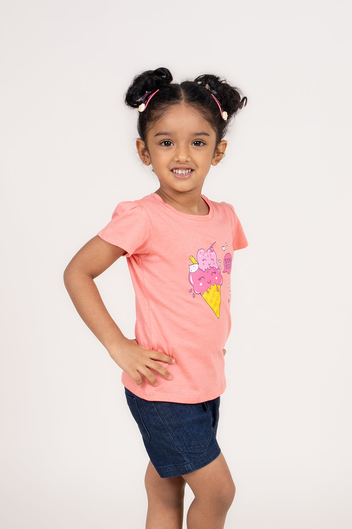 Ozone Kids Girls Casual T-Shirt