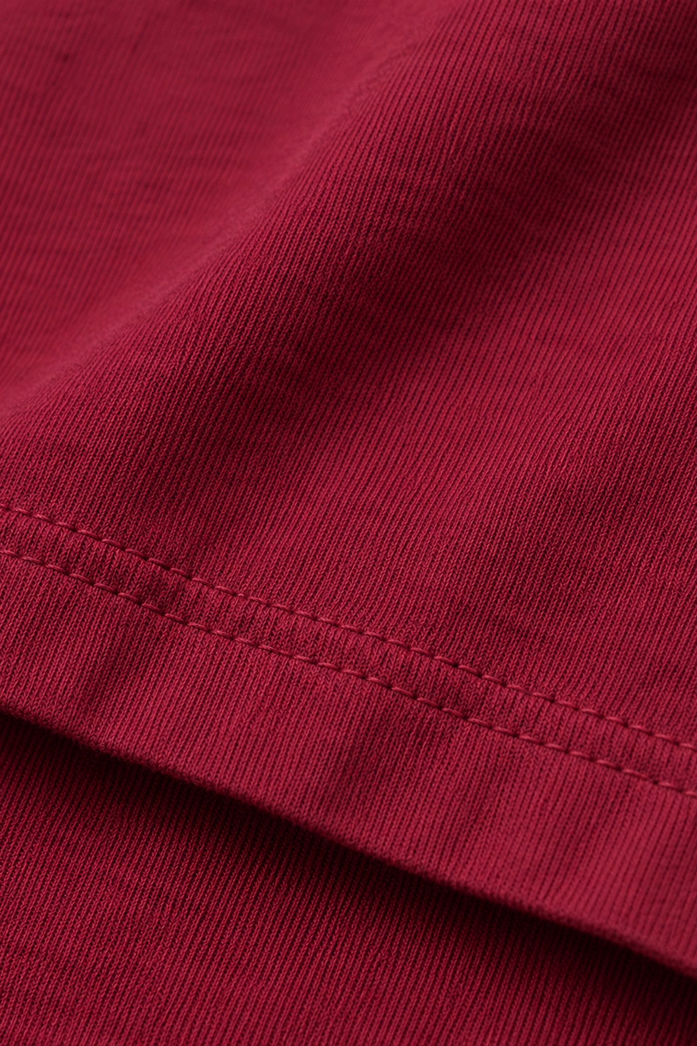 LOLI Women's Crew Neck Regular Tees - Maroon