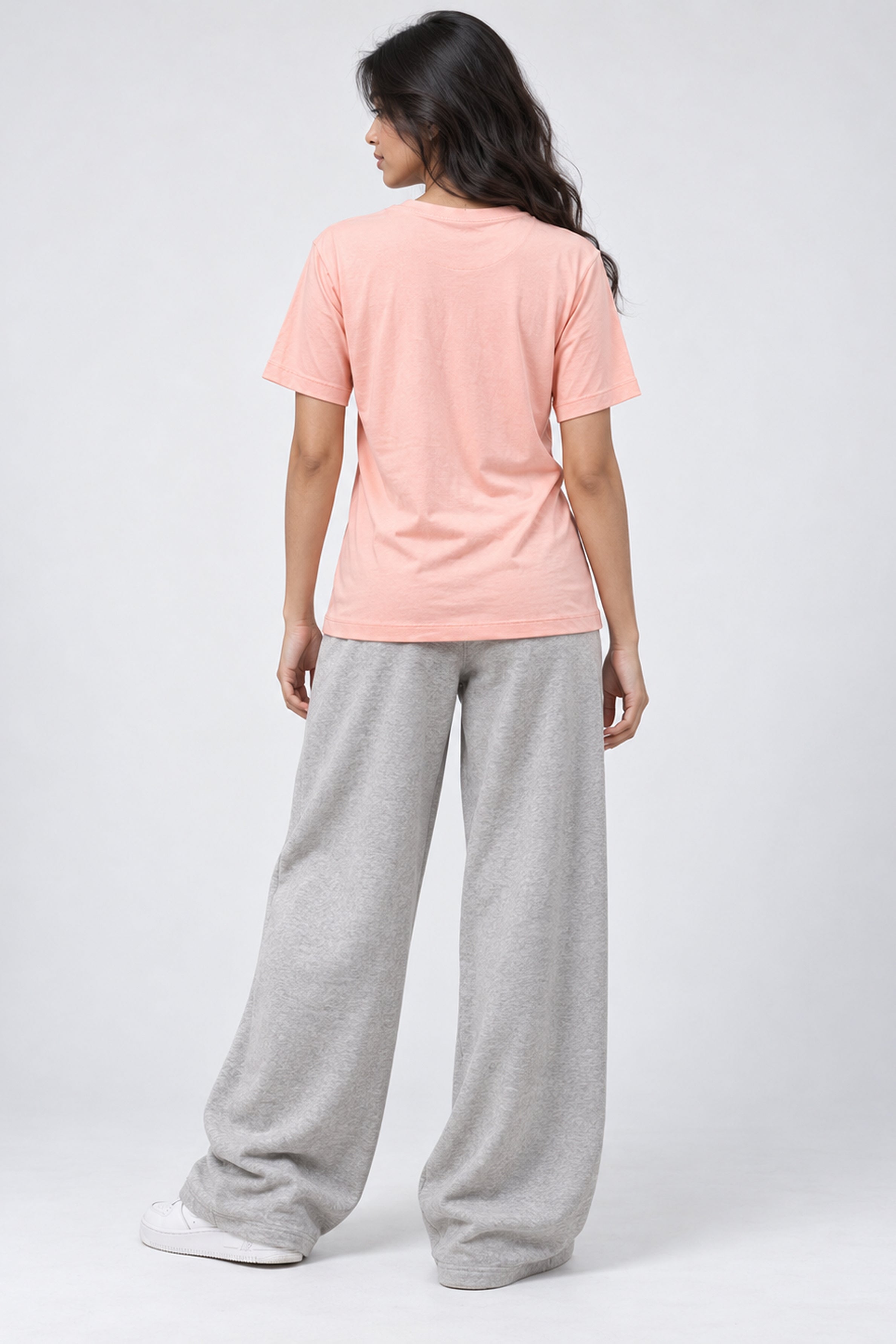 LOLI Women's Crew Neck Regular Tees - Orang