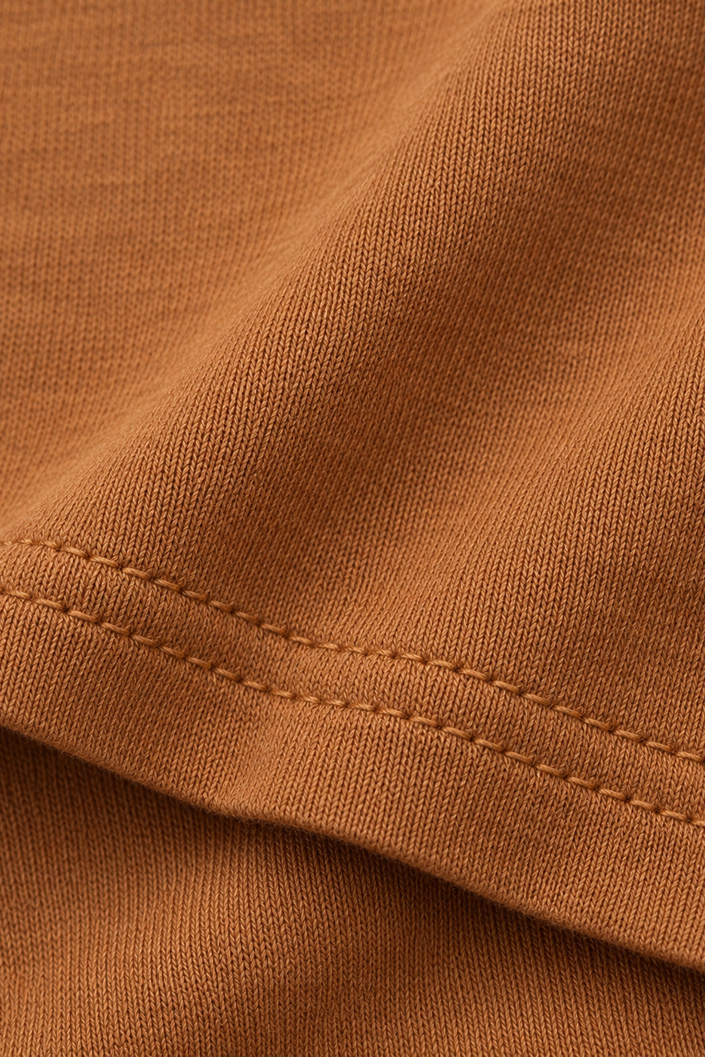 LOLI Women's Crew Neck Regular Tees - Brown