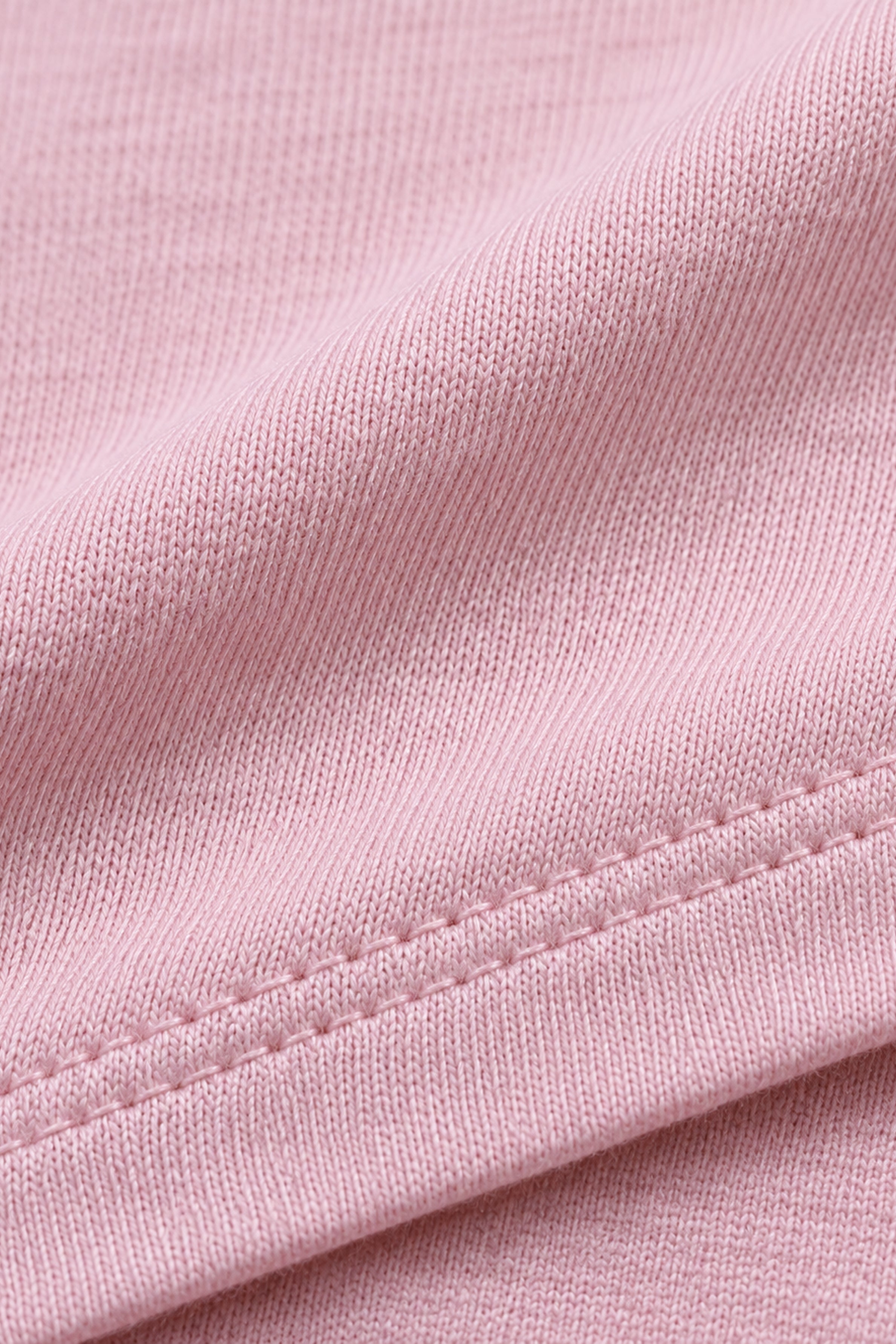 LOLI Women's Crew Neck Regular Tees - Light Pink