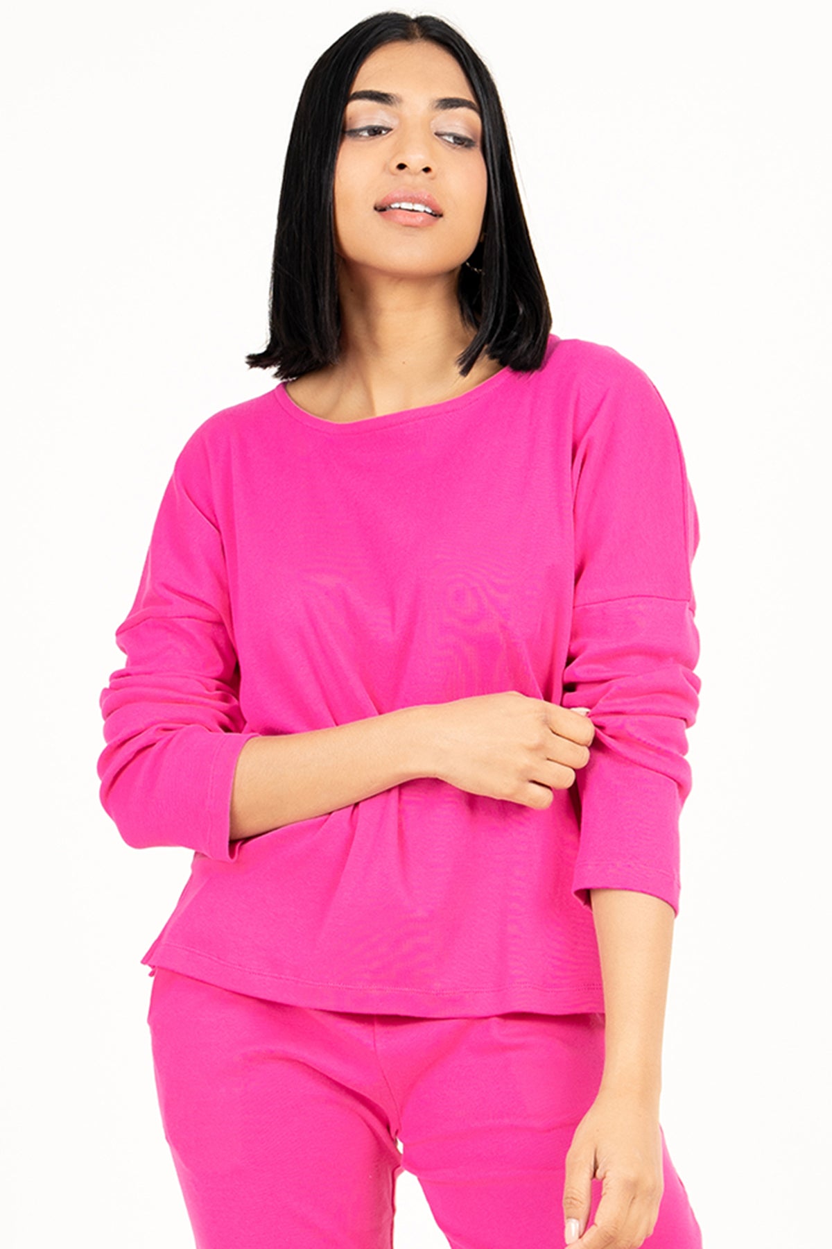 Core Basics Women's Long Sleeve Loungewear Top