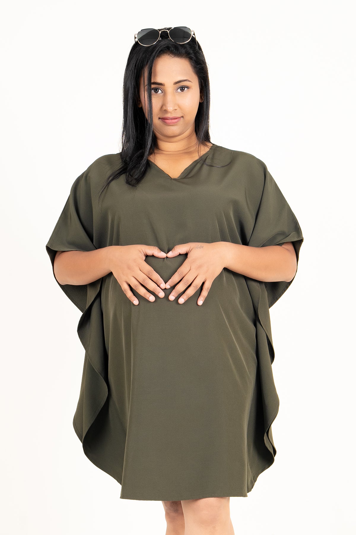 Envogue Women's Maternity Kaftan Dress