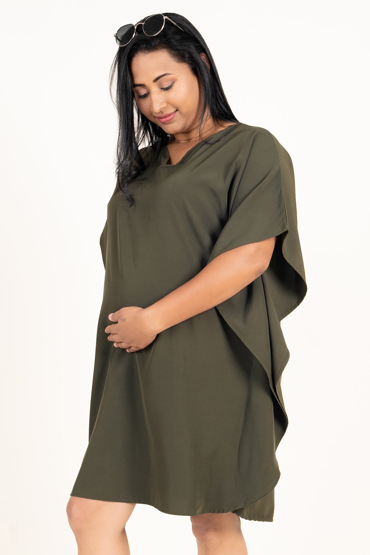 Envogue Women's Maternity Kaftan Dress