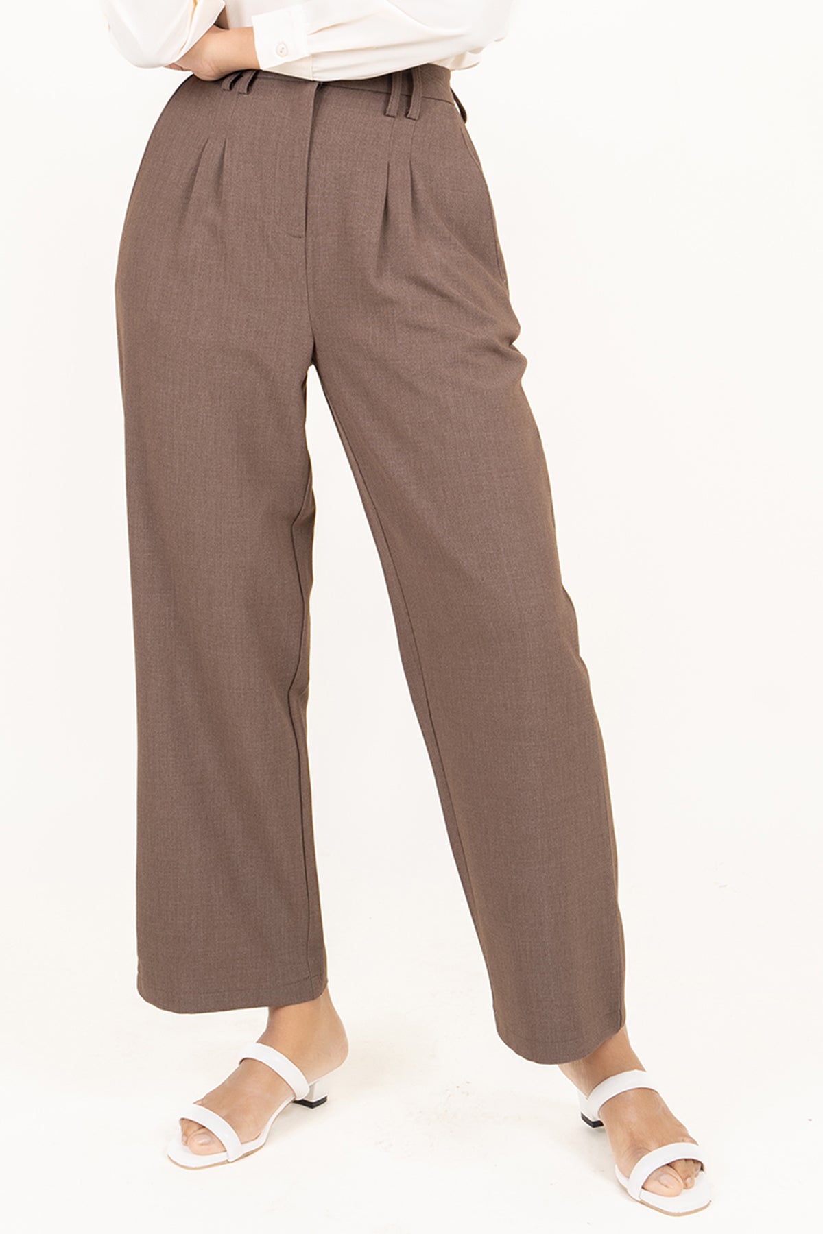 Envogue Women's Wide Legg Plain Office Pant