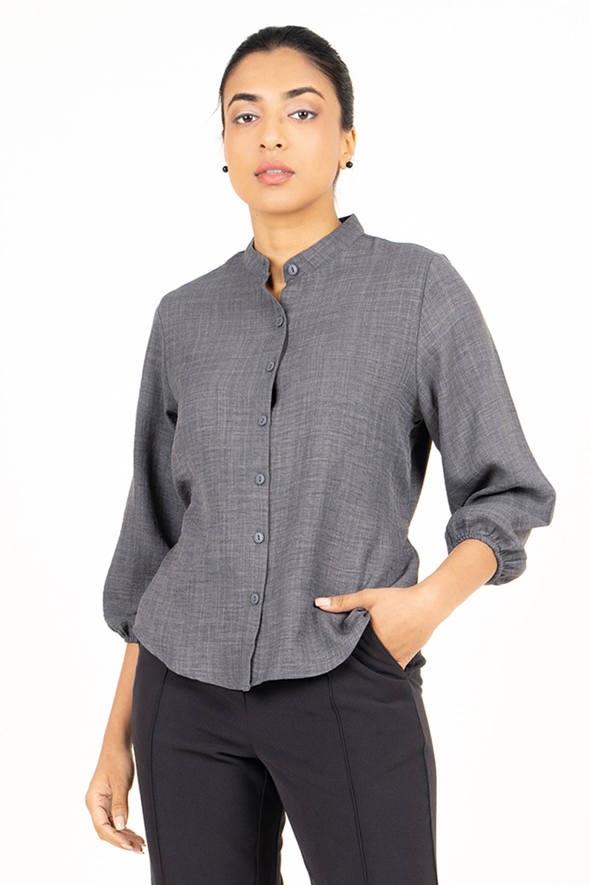 Envogue Women's Plain Office Blouse