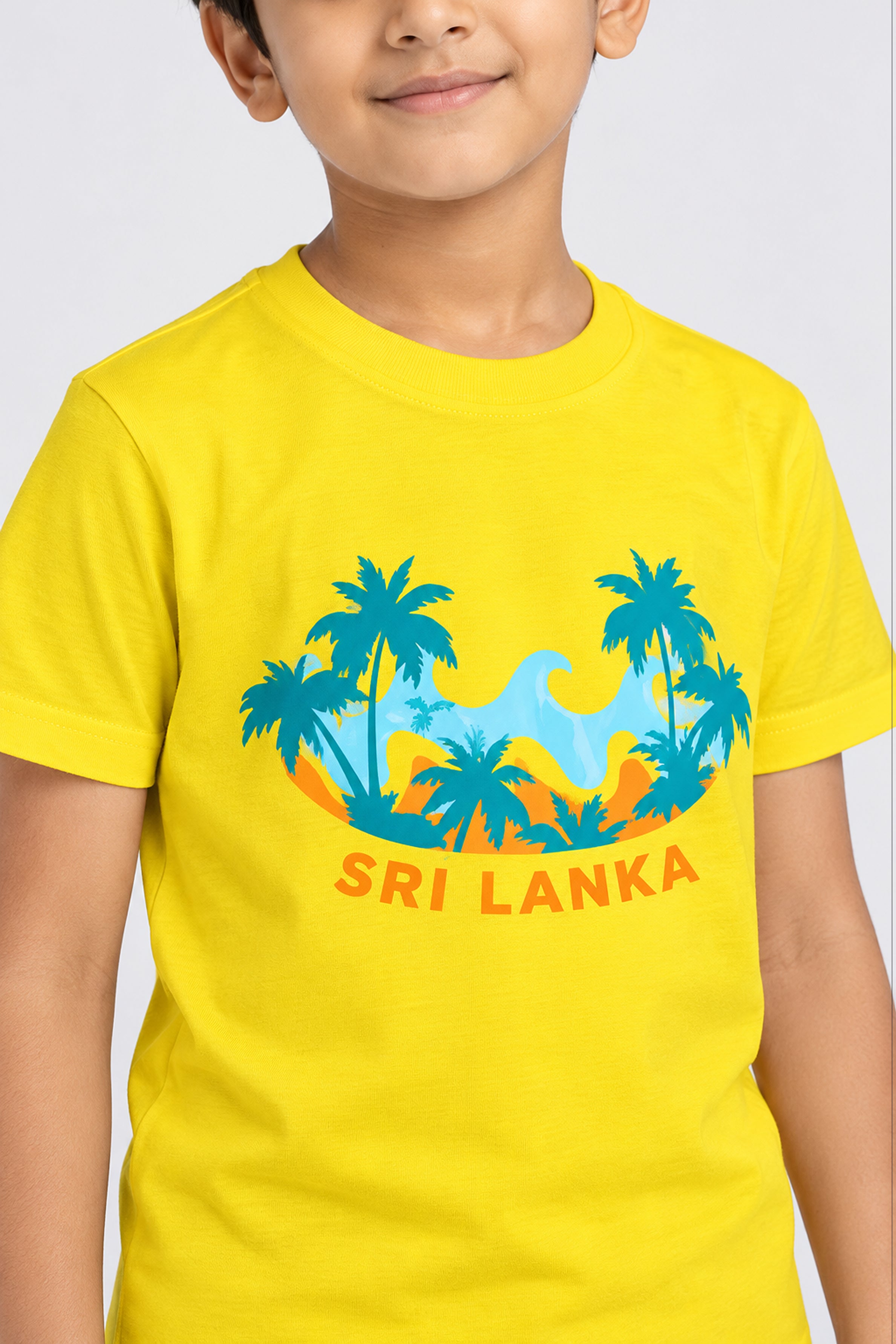 CORE Kid's Boys Crew Neck Tees - Yellow