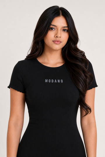 MODANO Short Sleeve Casual Dress
