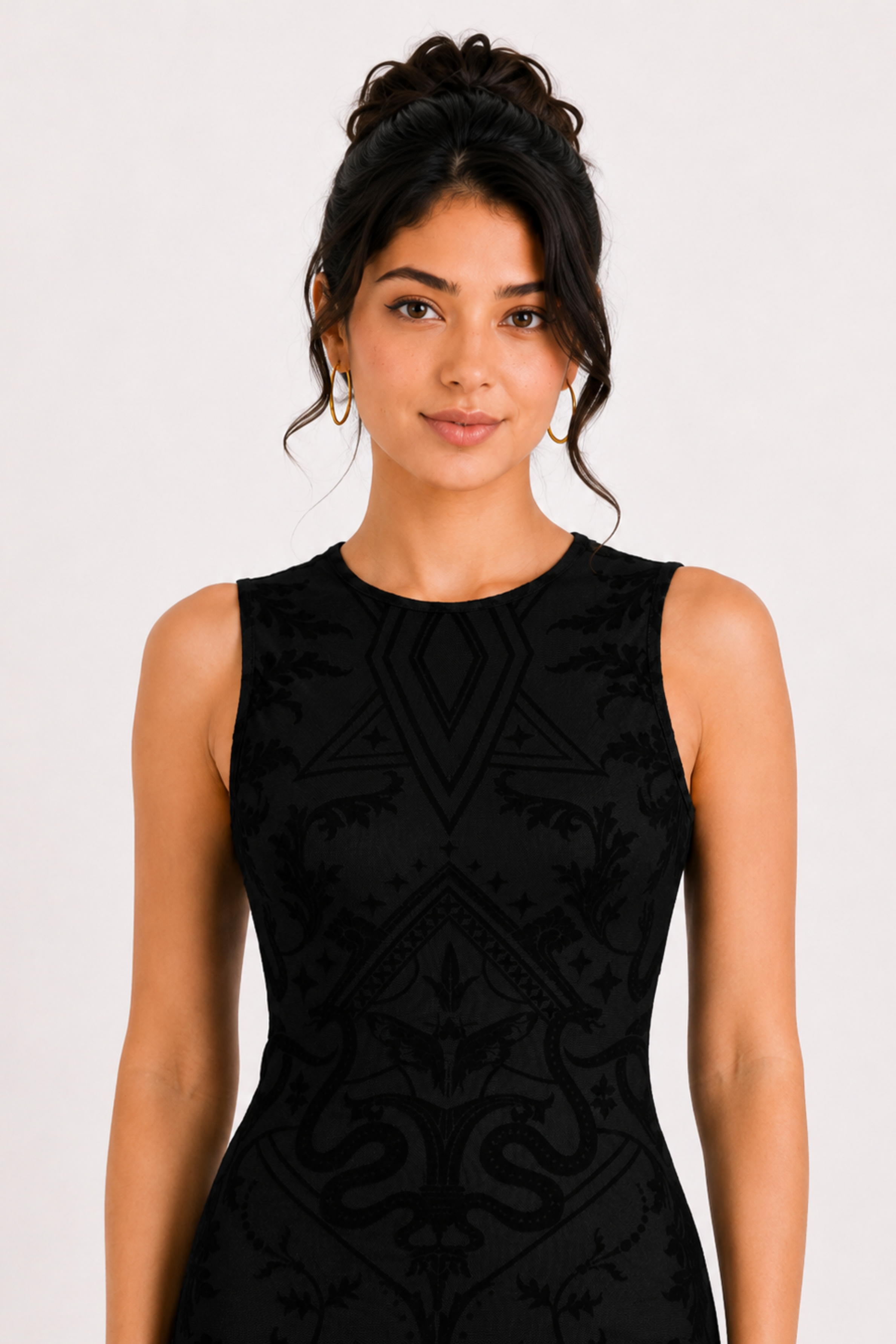 MODANO Party Sleeve less Dress - Black