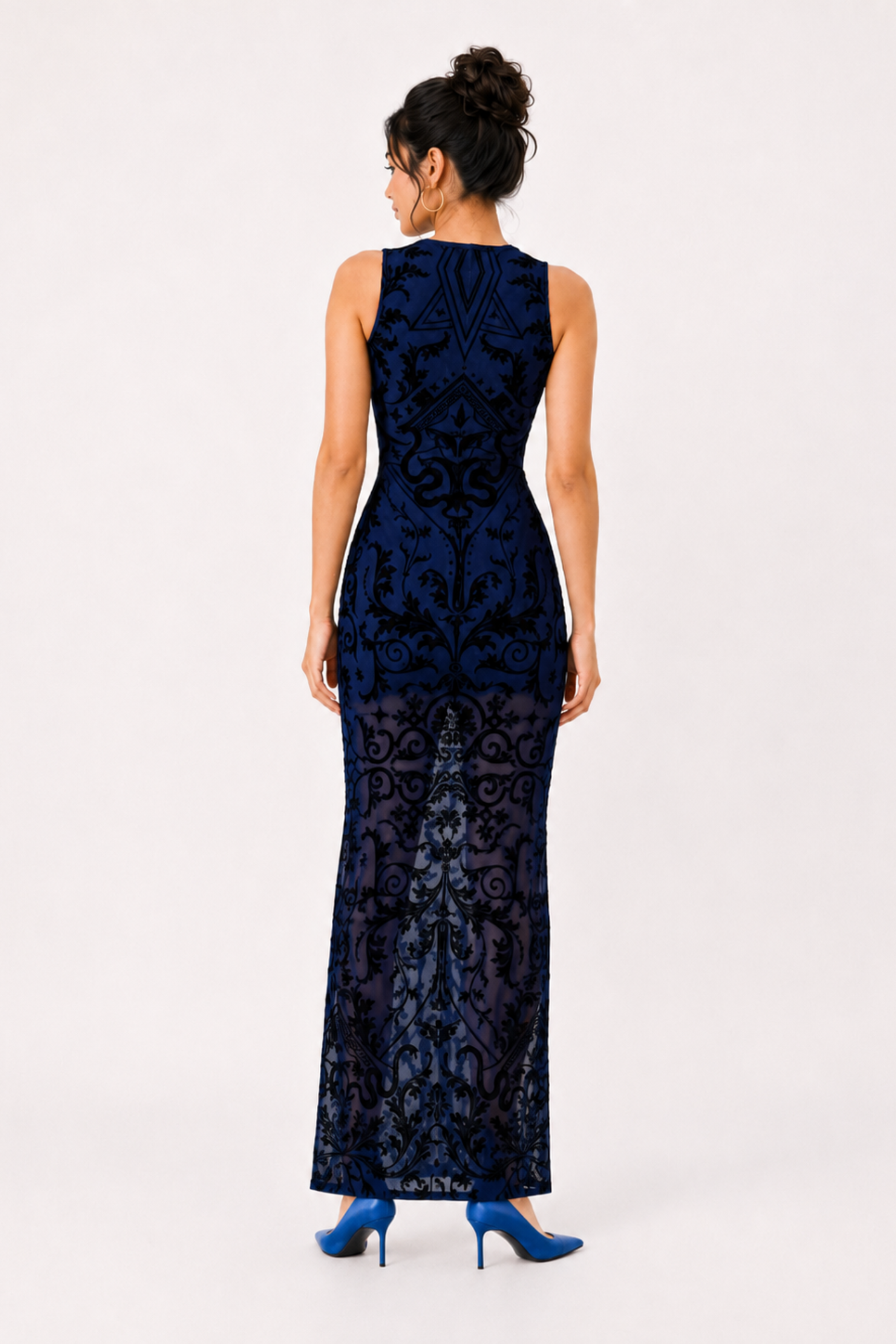 MODANO Party Sleeve less Dress - Navy