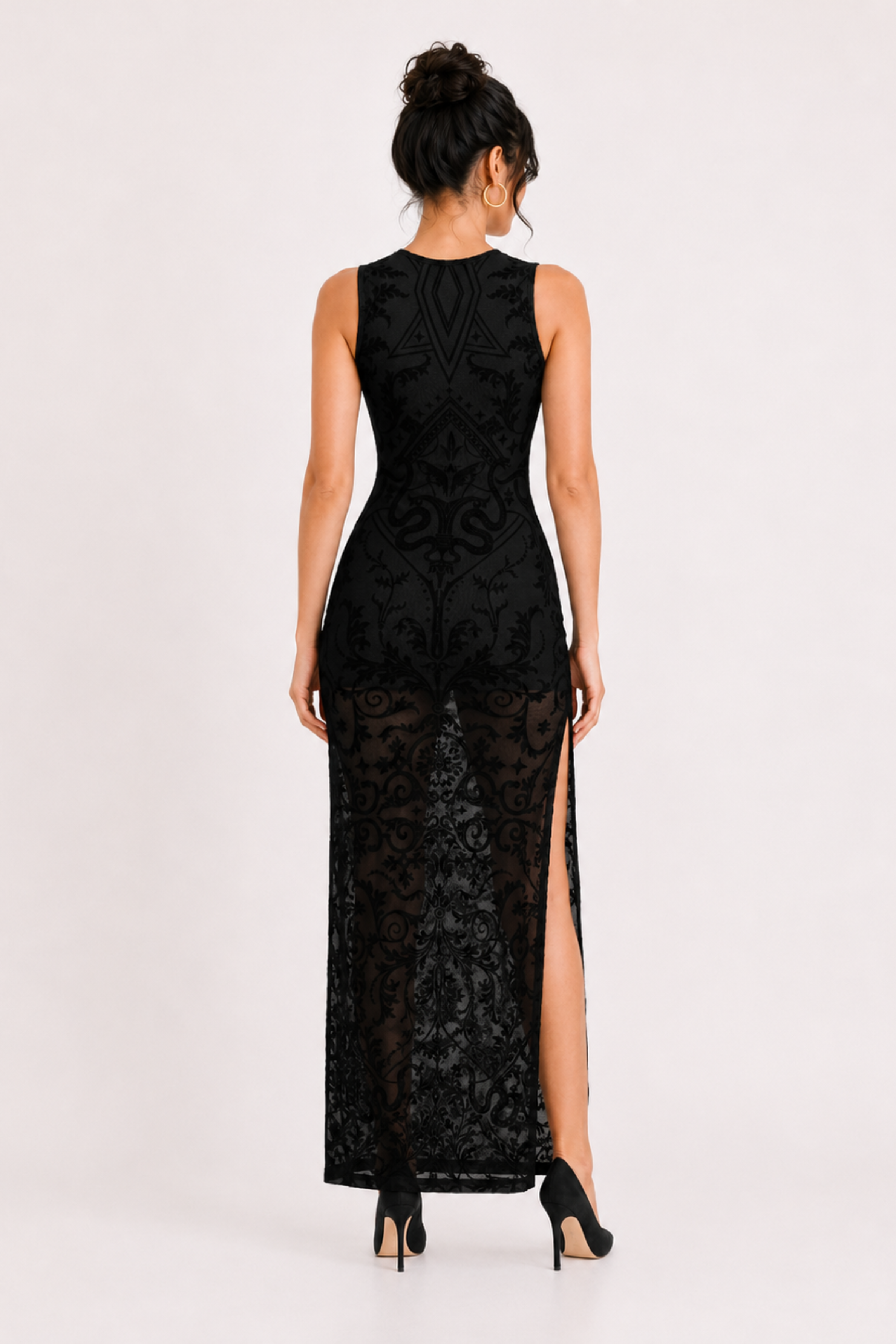 MODANO Party Sleeve less Dress - Black