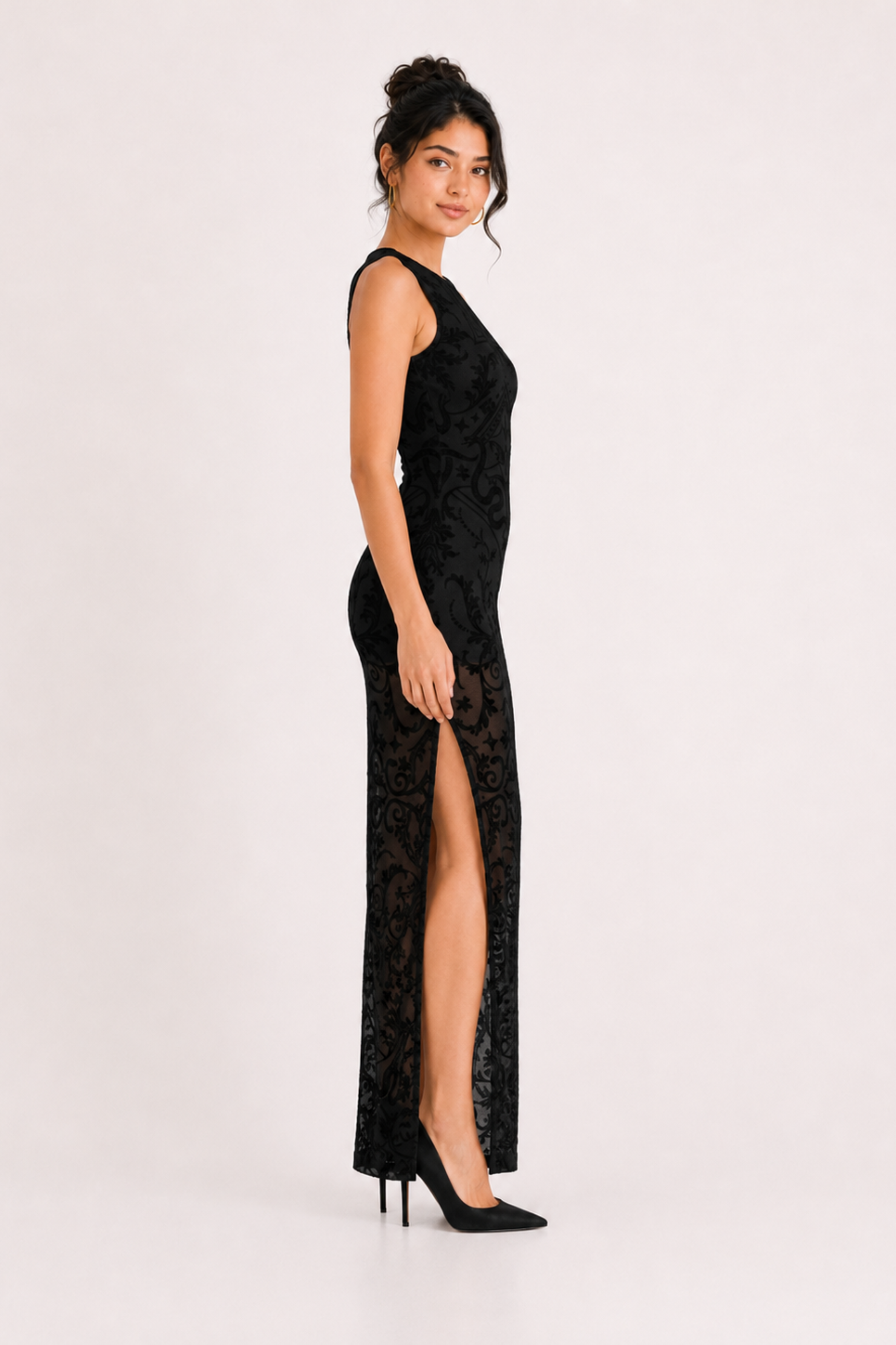 MODANO Party Sleeve less Dress - Black