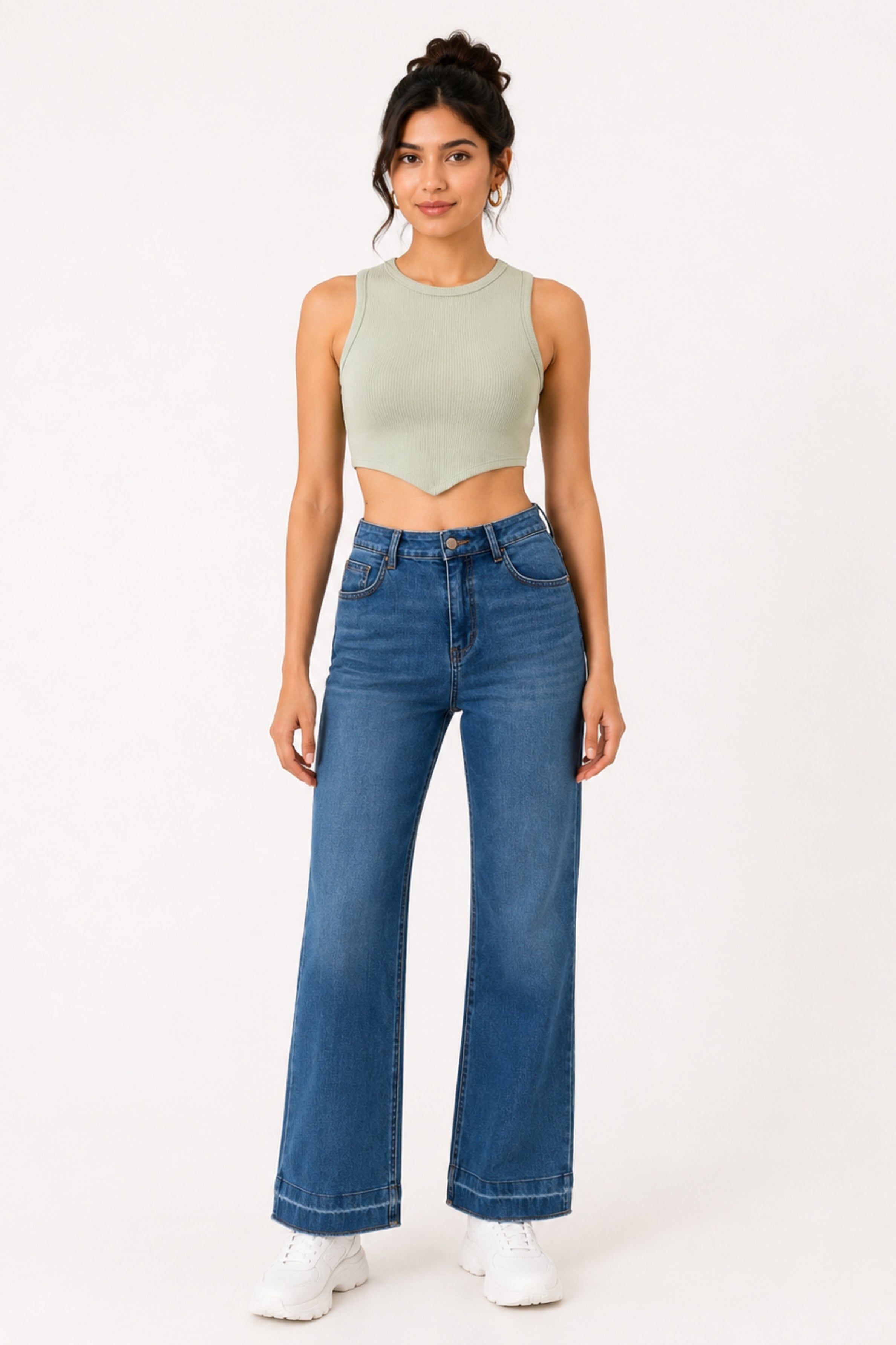 MODANO Casual Tank Top - Green
