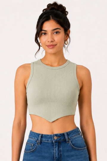 MODANO Casual Tank Top - Green
