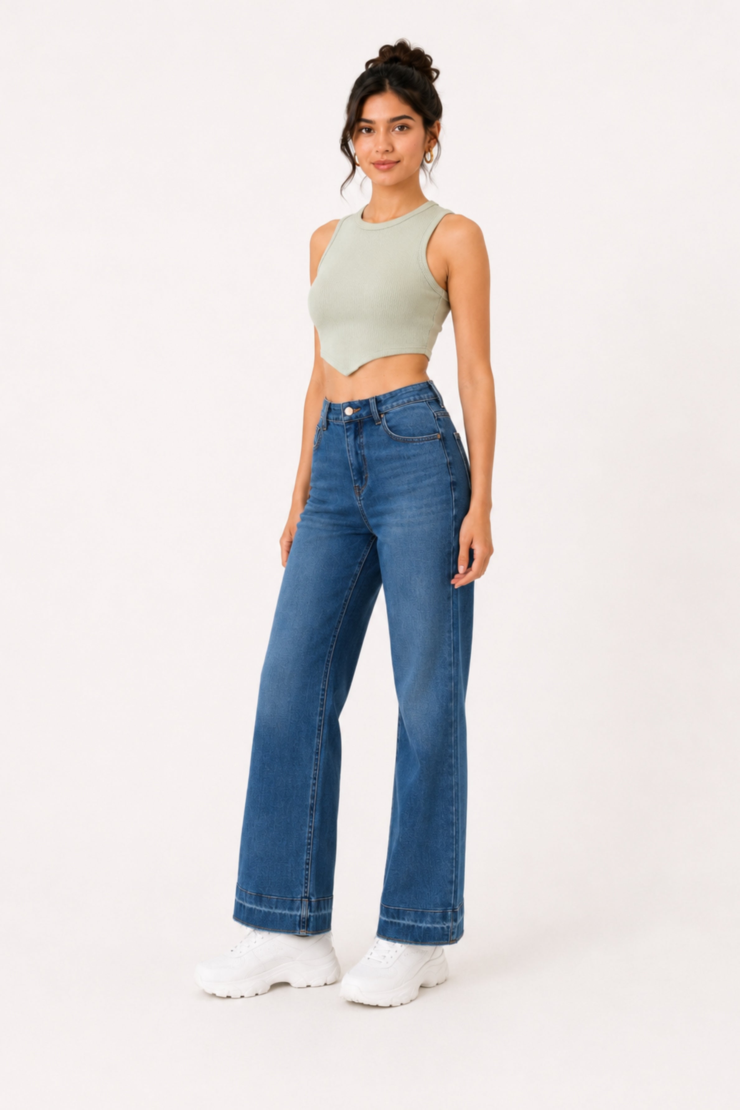 MODANO Casual Tank Top - Green