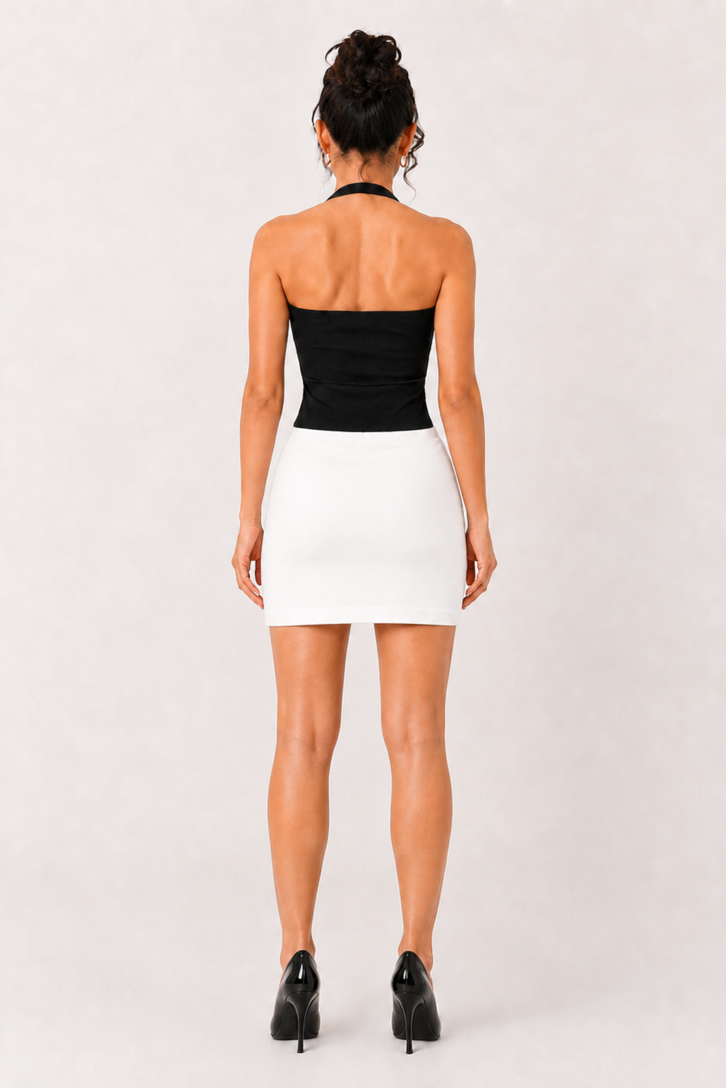 MODANO Casual Crop Top - Black