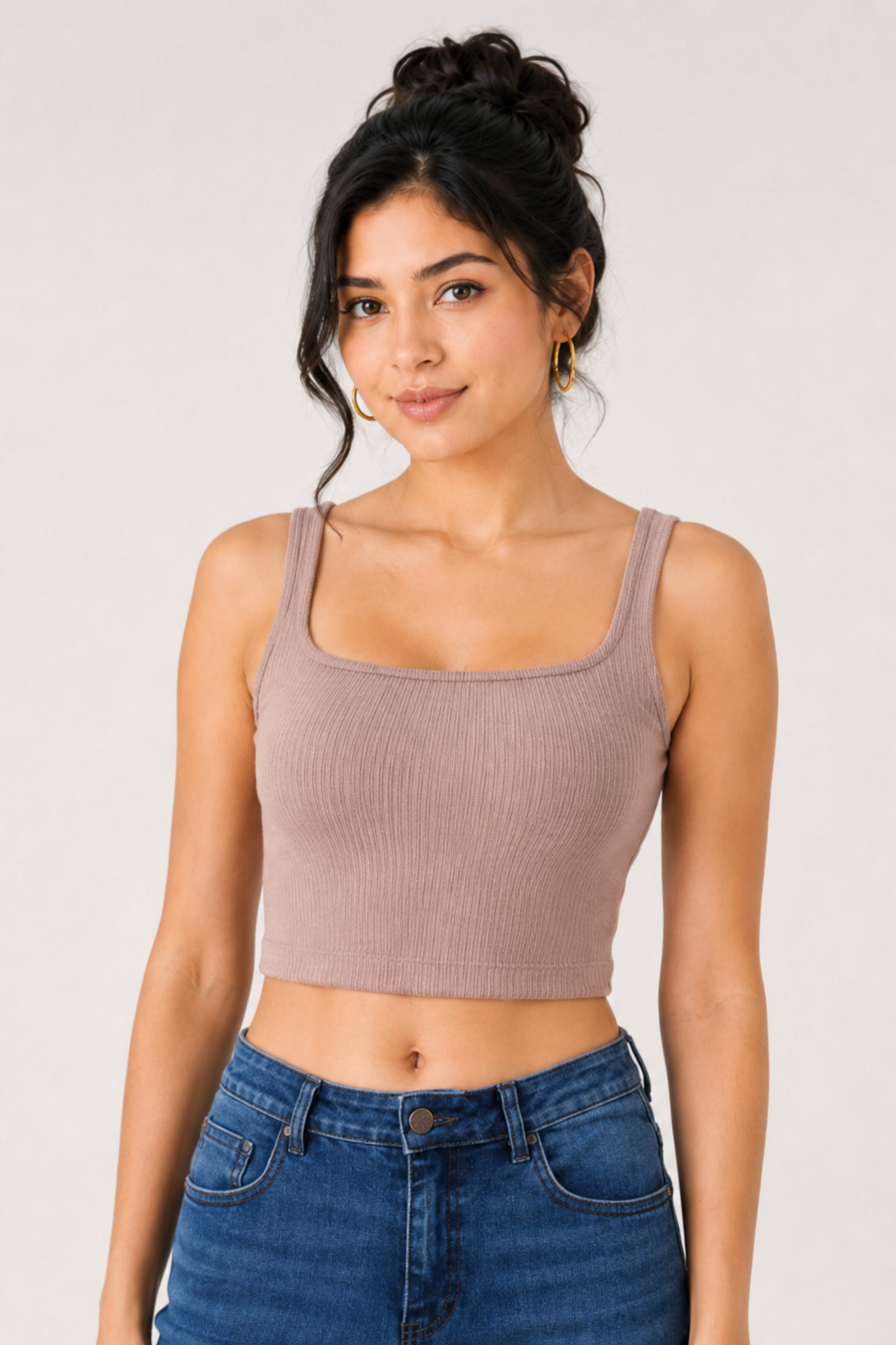 MODANO Casual Tank Top - Beige