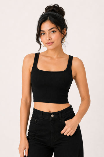 MODANO Casual Tank Top - Black