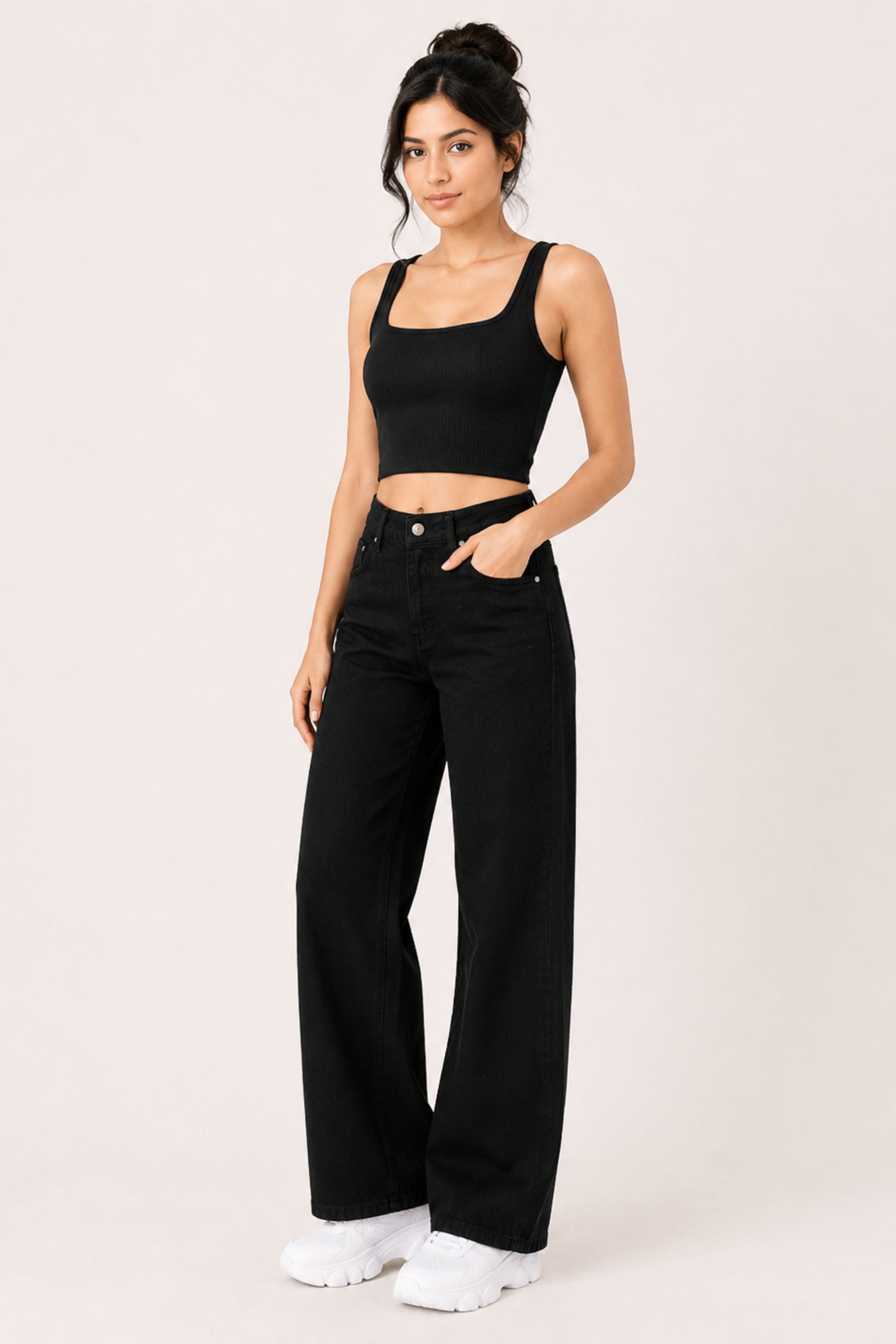 MODANO Casual Tank Top - Black