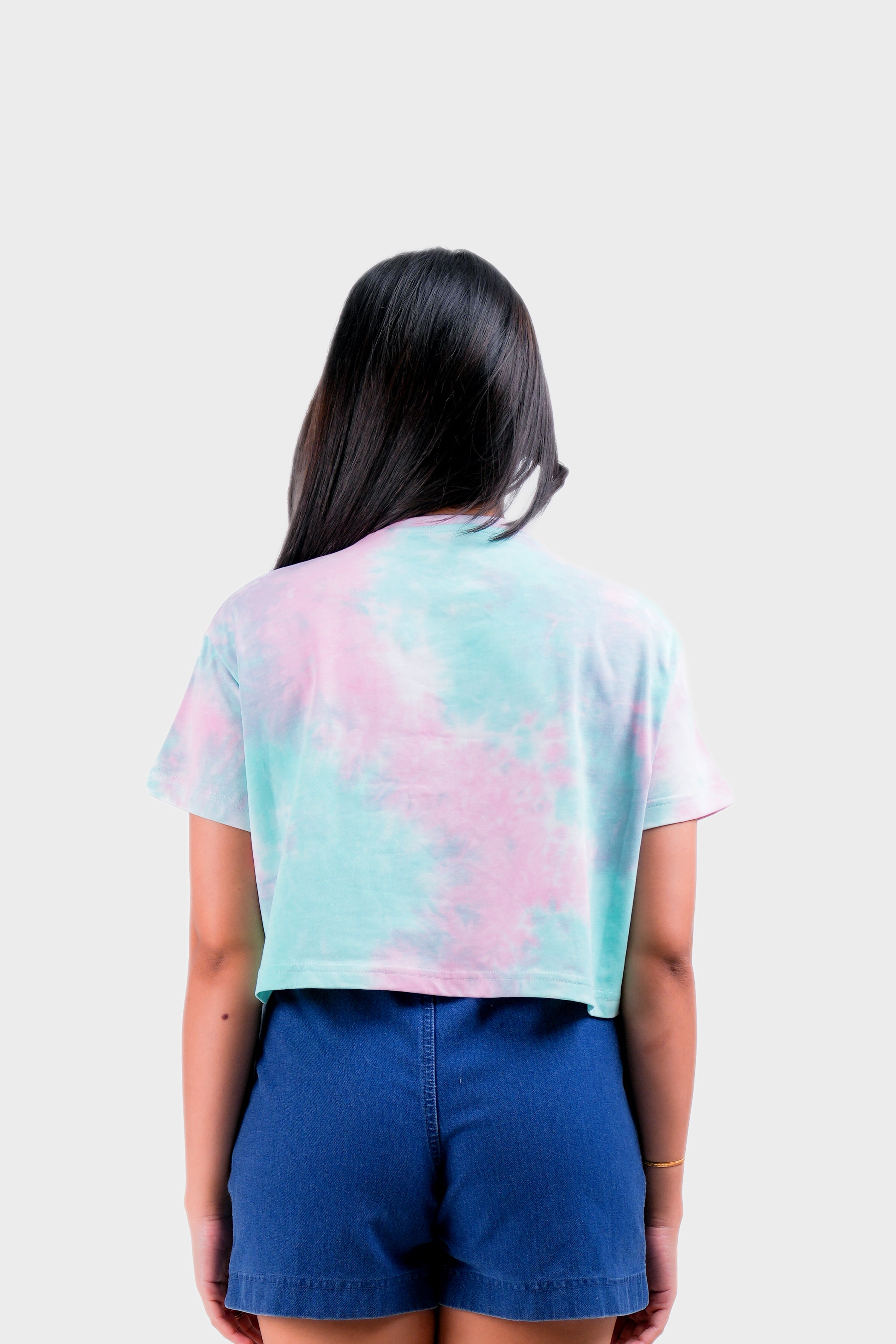 Modano Women's Tie Dye Crop Top - Casual Wear
