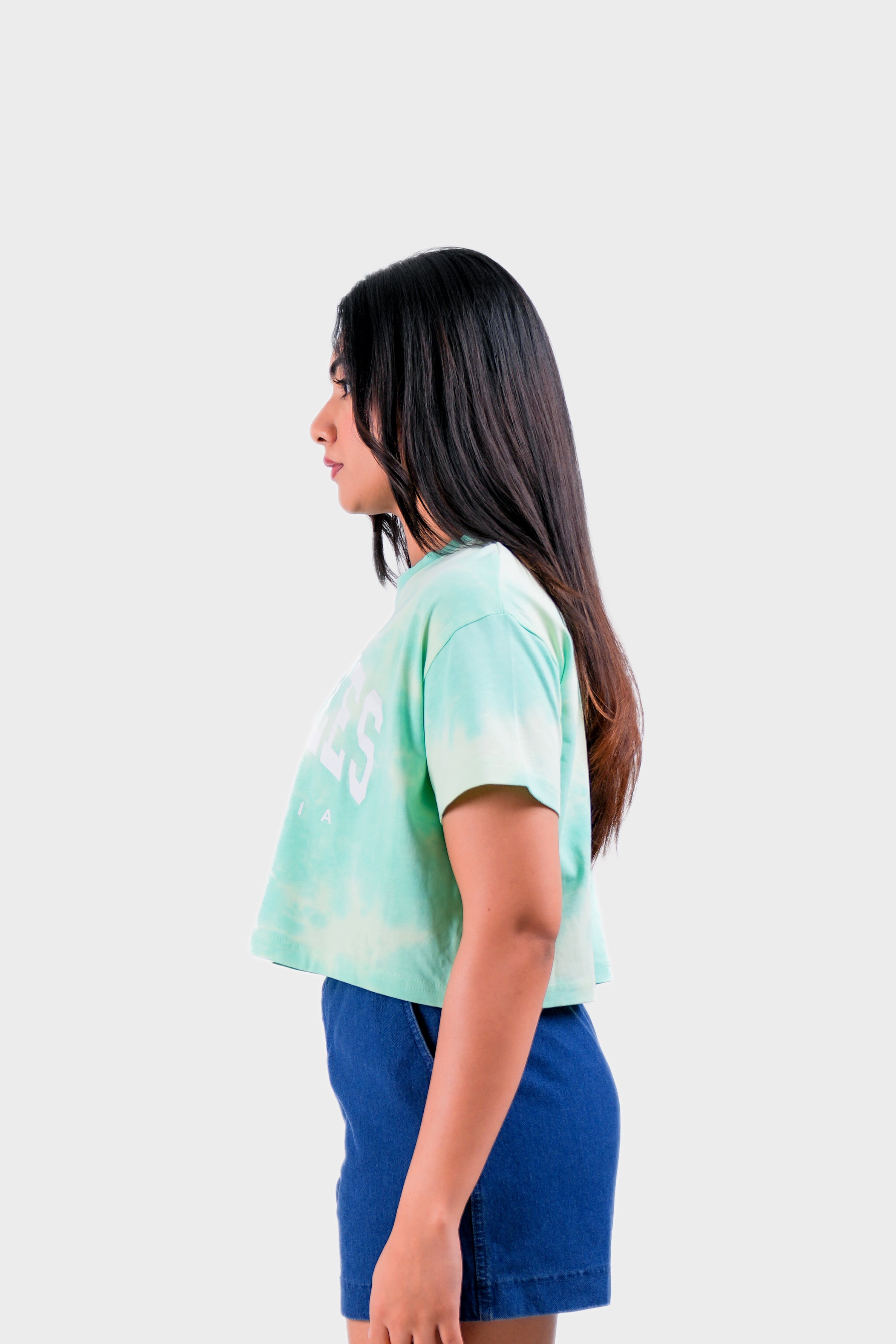 Modano Women's Tie Dye Crop Top - Casual Wear