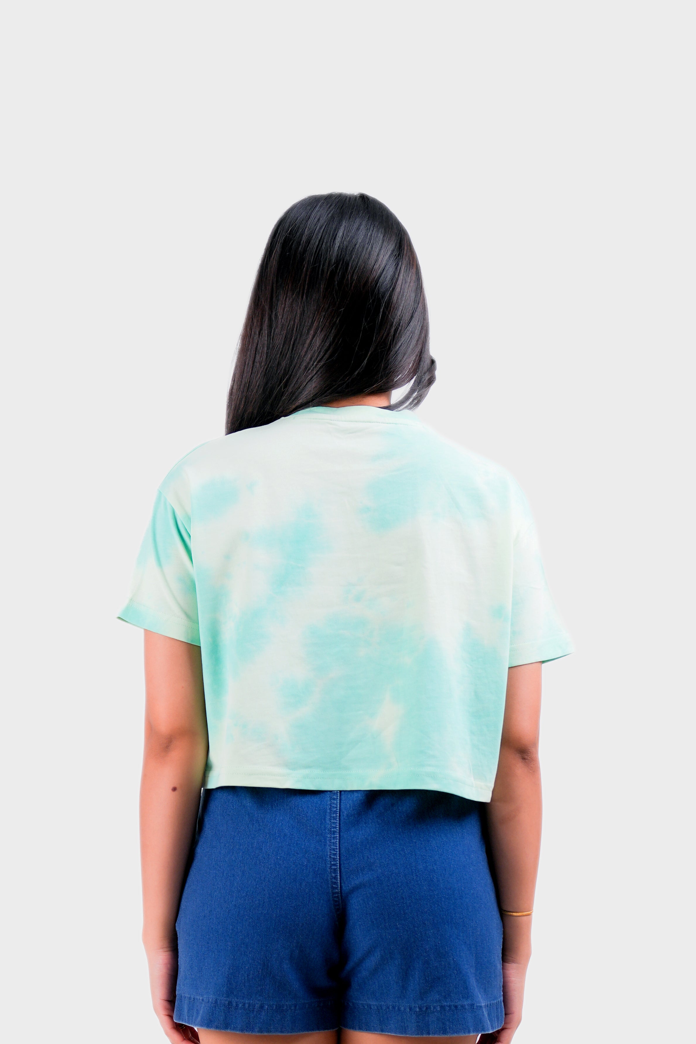 Modano Women's Tie Dye Crop Top - Casual Wear