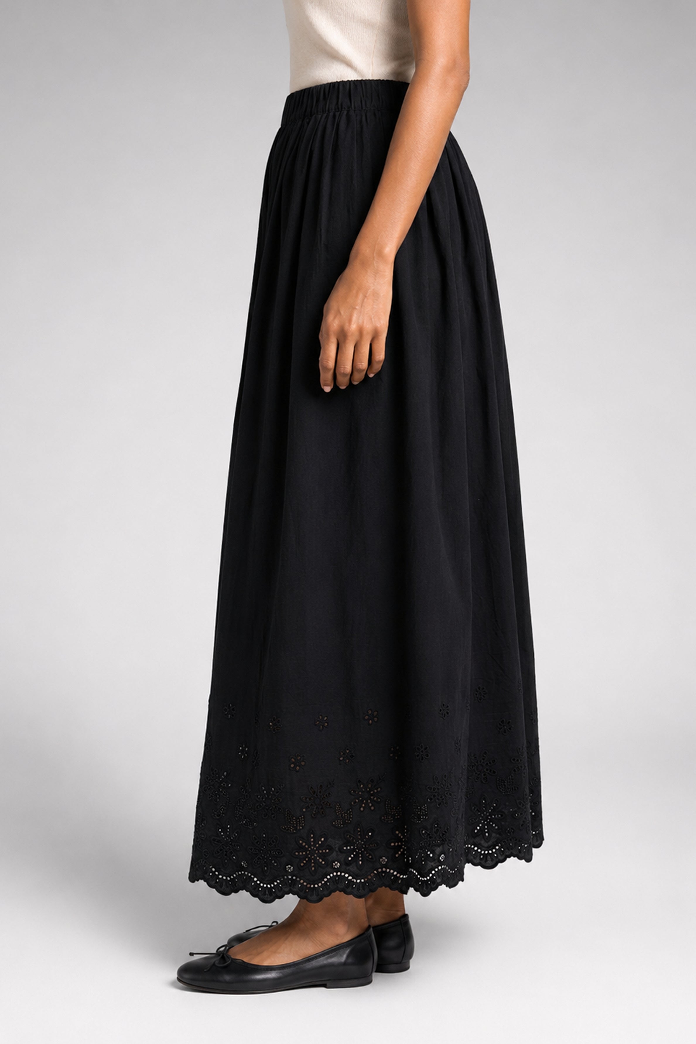 Lemon Capsule MODANO Casual Skirt - Black