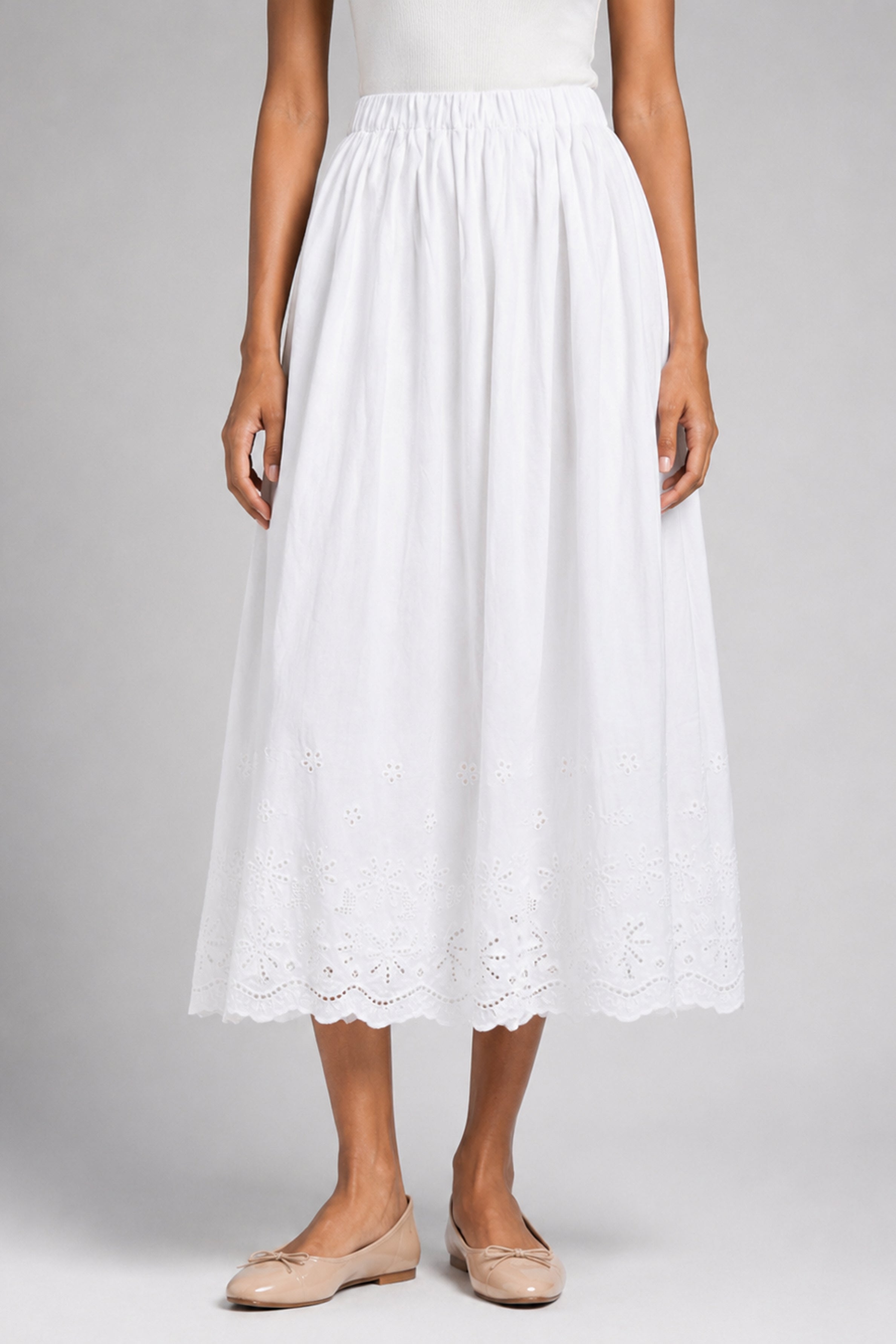 Lemon Capsule MODANO Casual Skirt - White