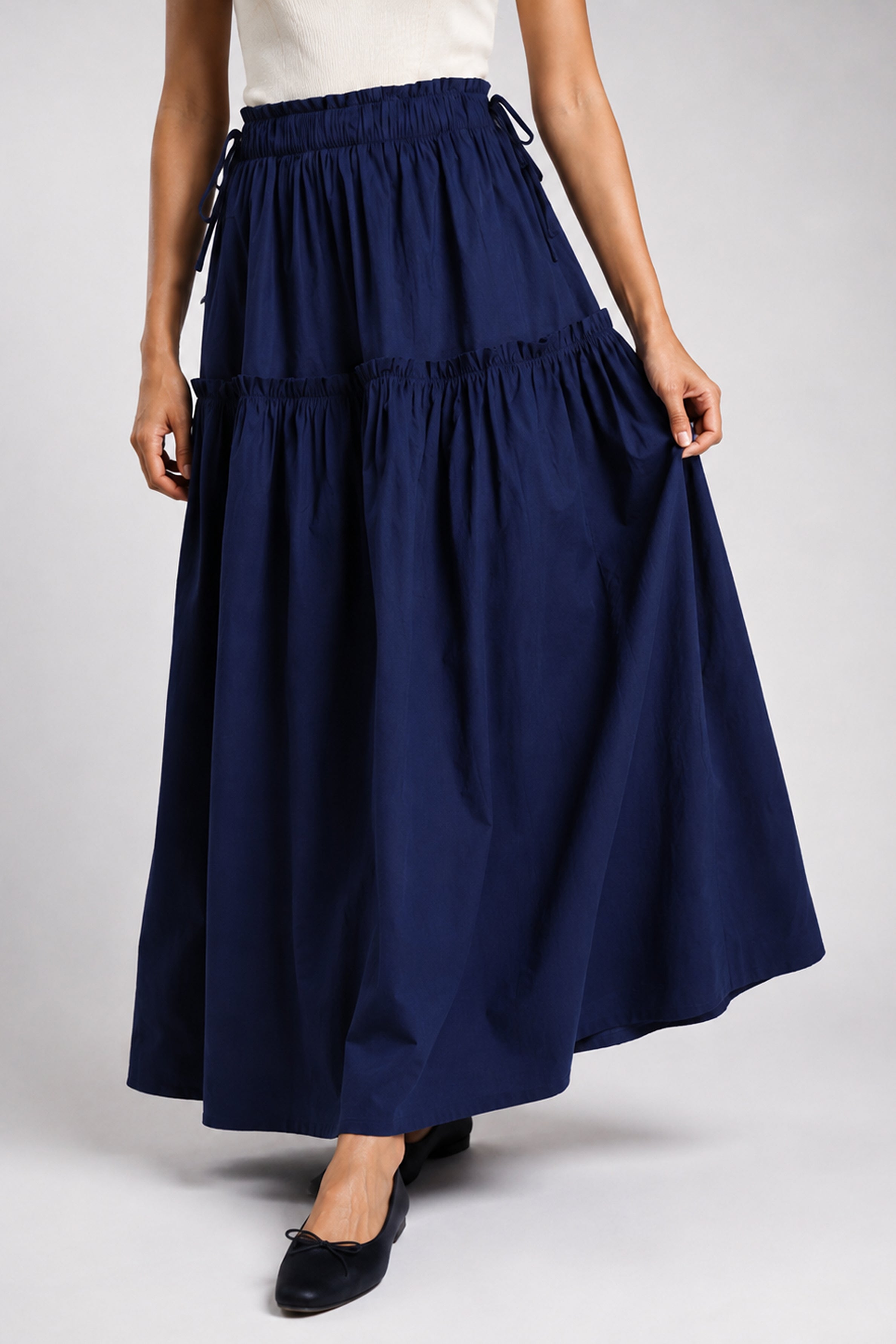 Lemon Capsule MODANO Casual Skirt - Navy