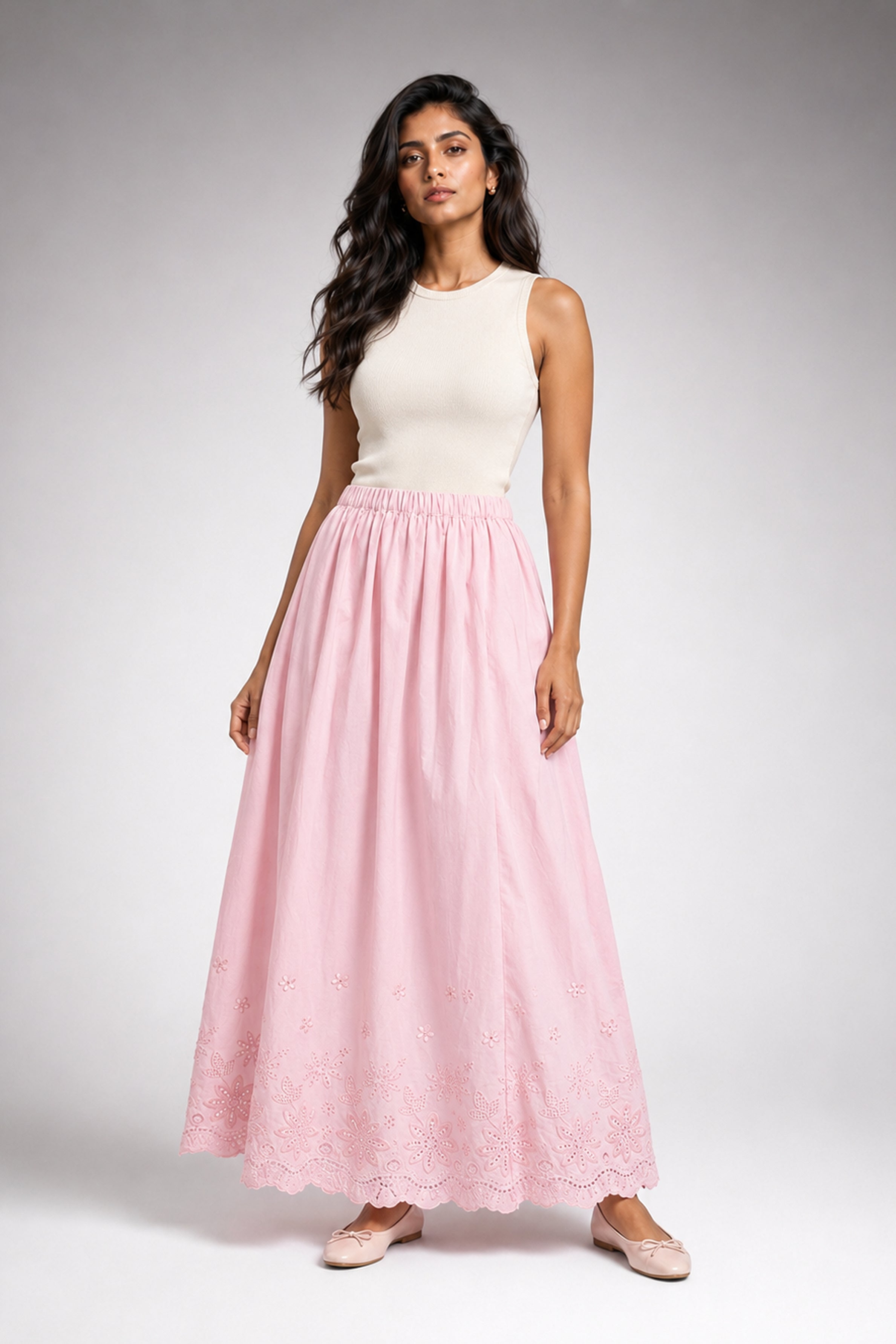 Lemon Capsule MODANO Casual Skirt - Pink