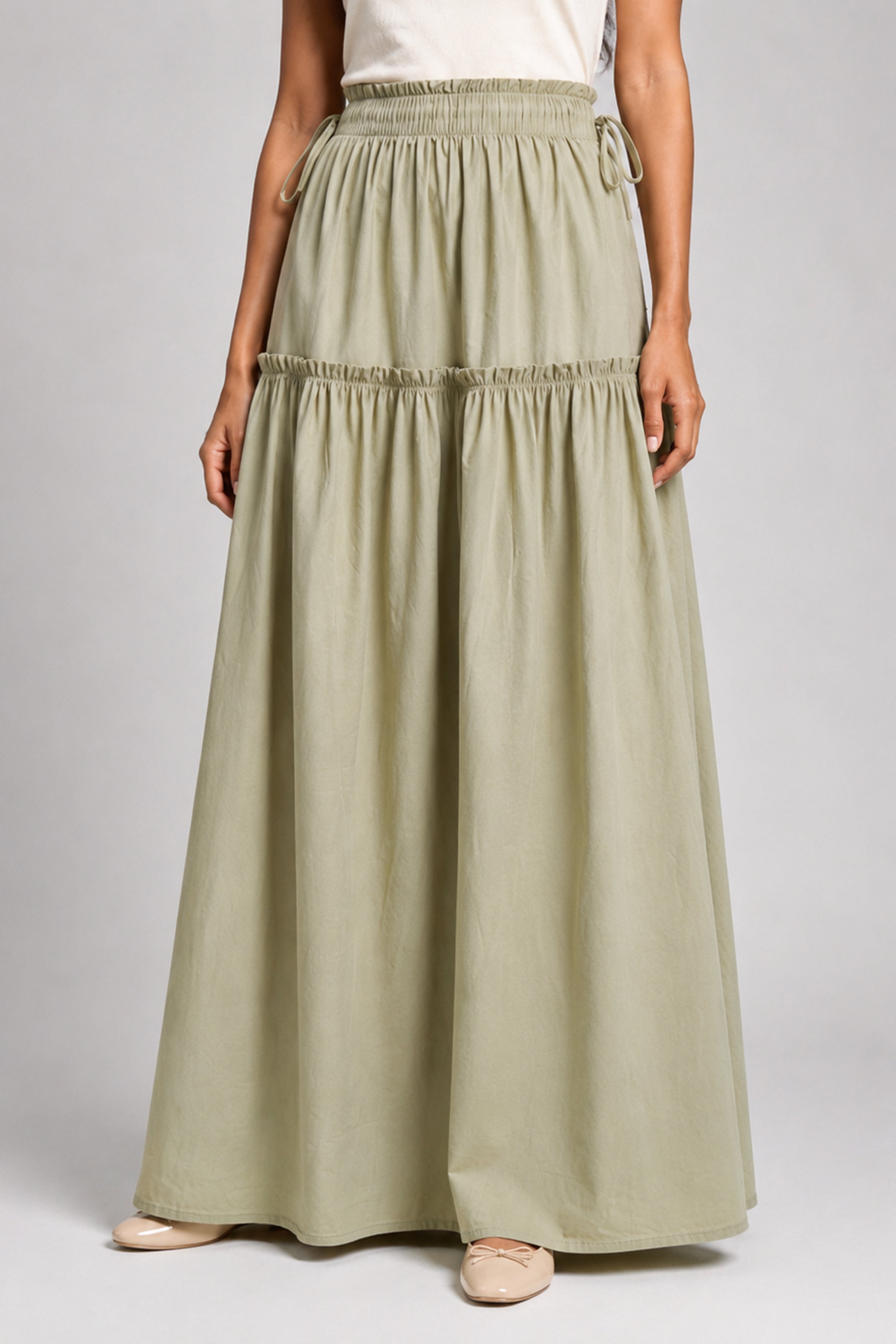 Lemon Capsule MODANO Casual Skirt - Green