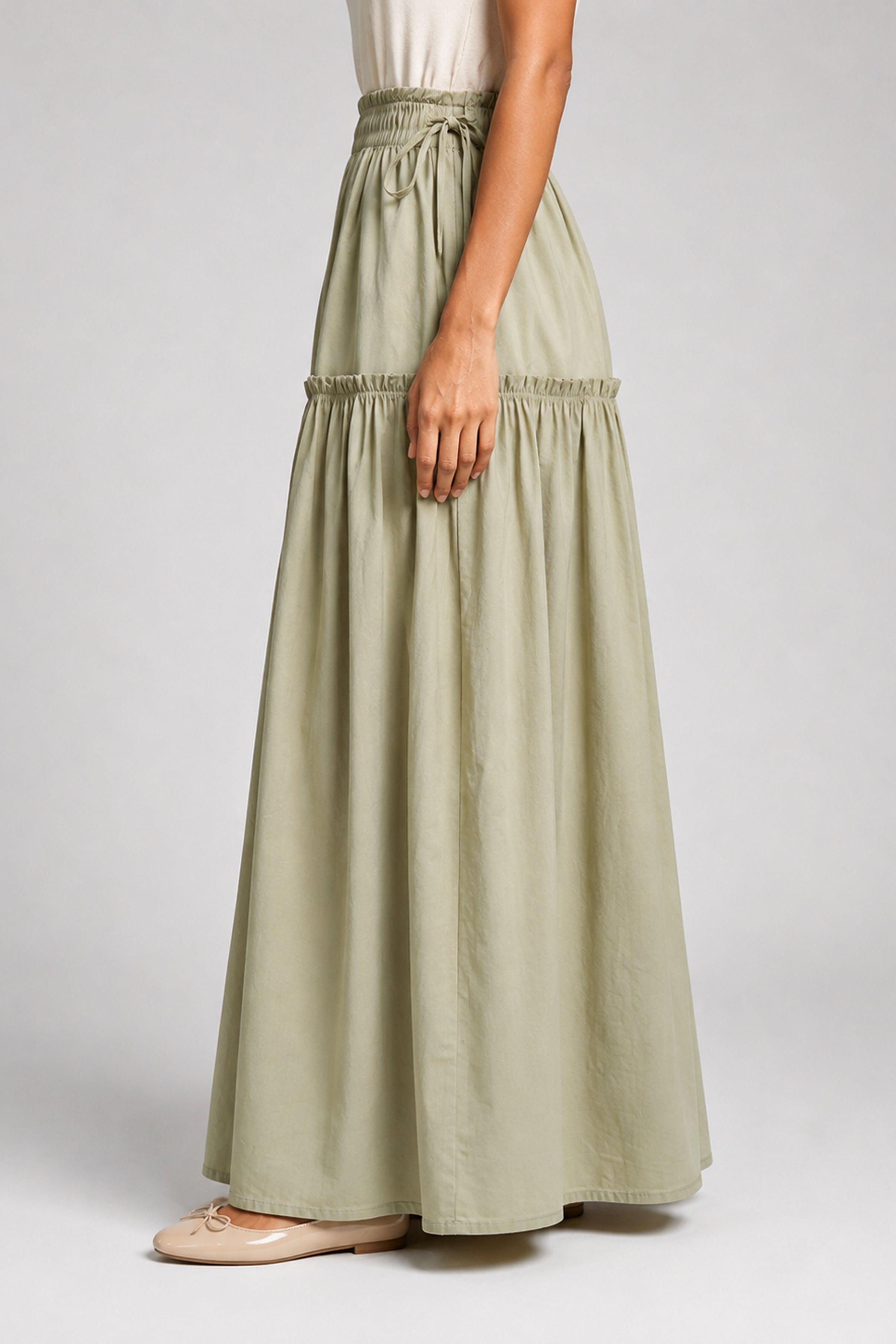 Lemon Capsule MODANO Casual Skirt - Green