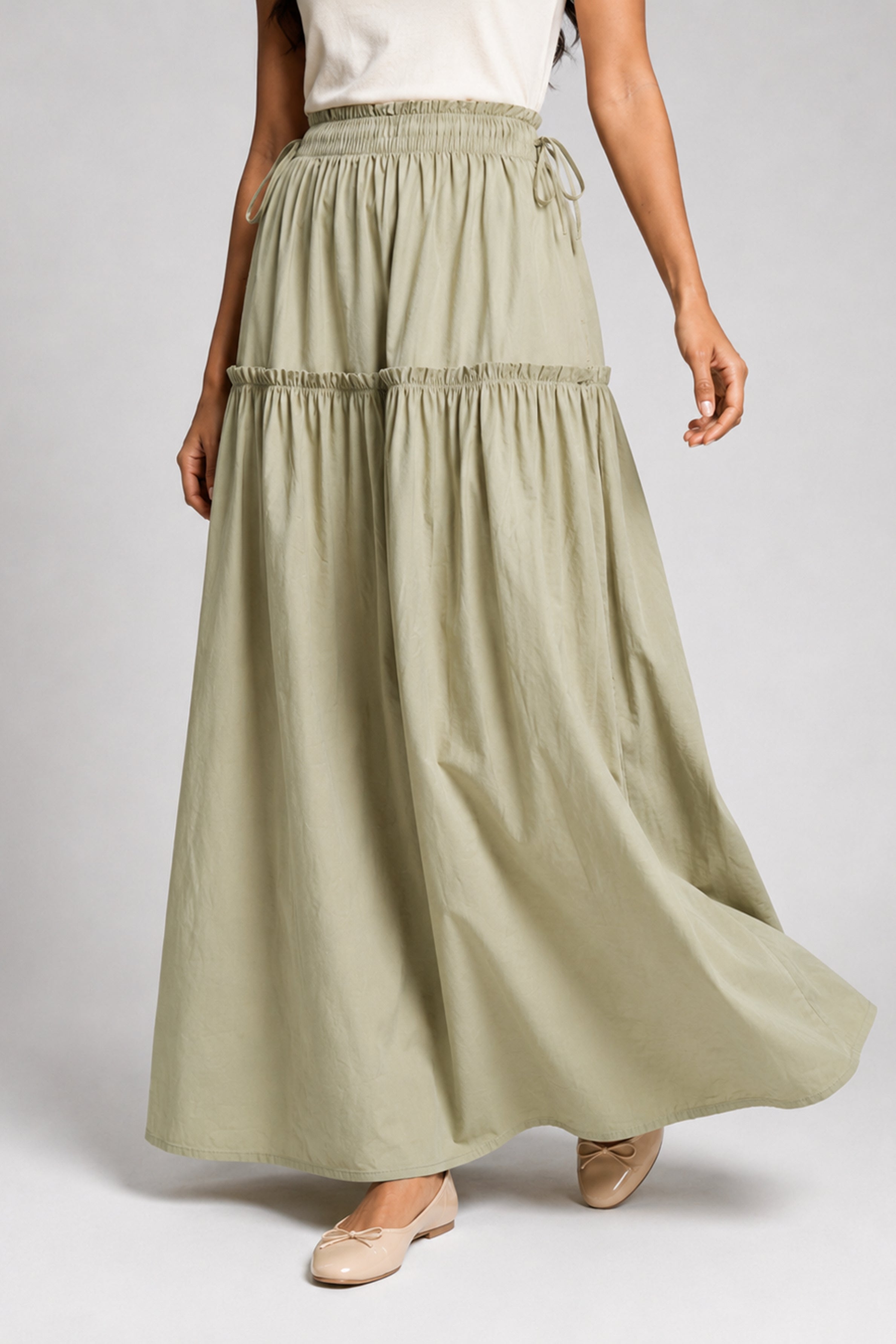 Lemon Capsule MODANO Casual Skirt - Green
