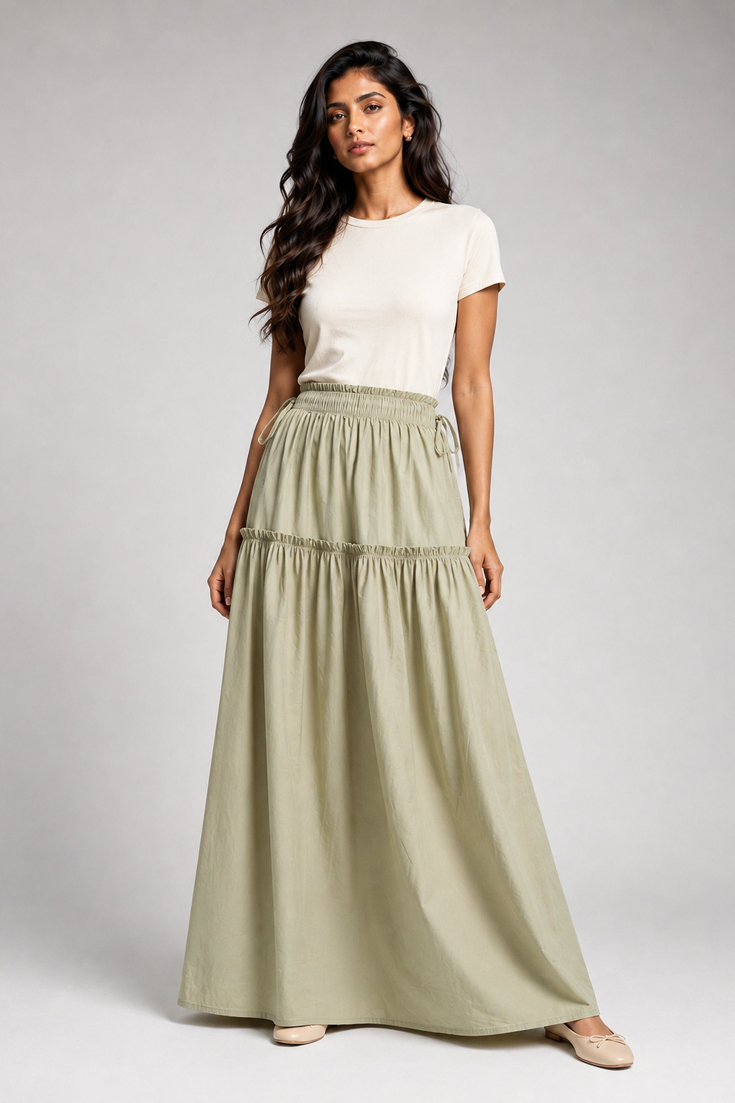Lemon Capsule MODANO Casual Skirt - Green