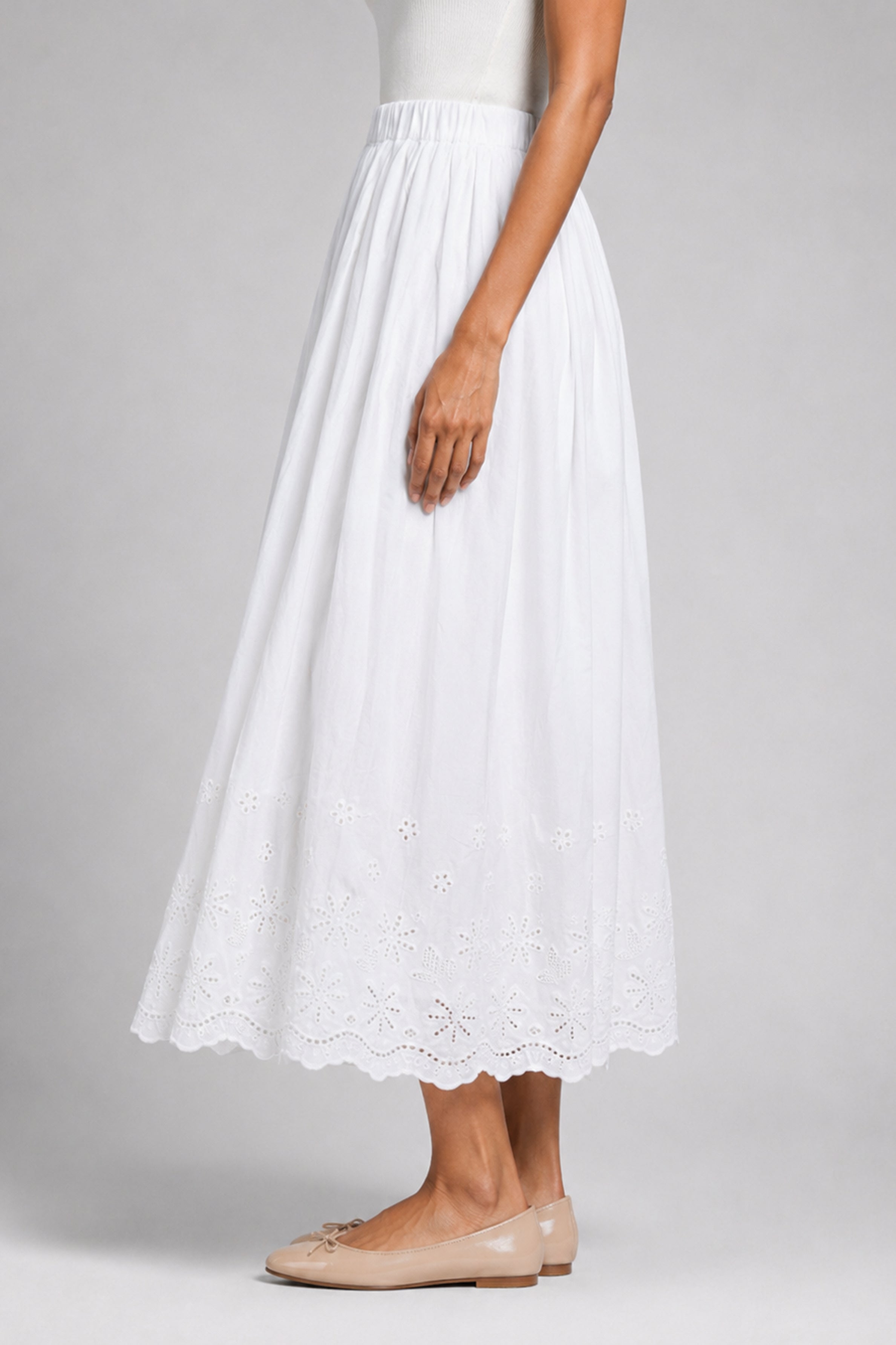 Lemon Capsule MODANO Casual Skirt - White