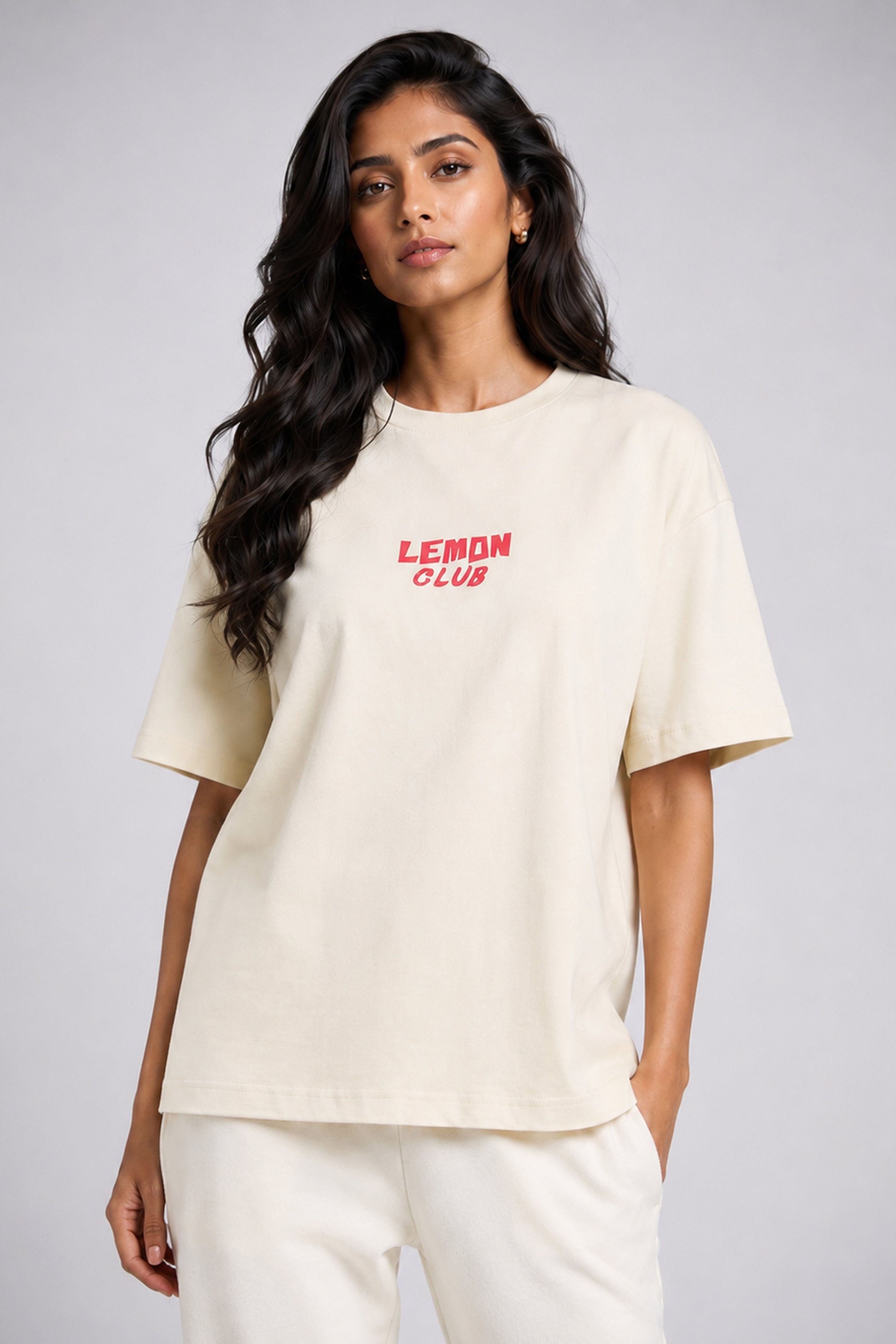 Lemon Capsule MODANO Crew Neck Tees - Yellow