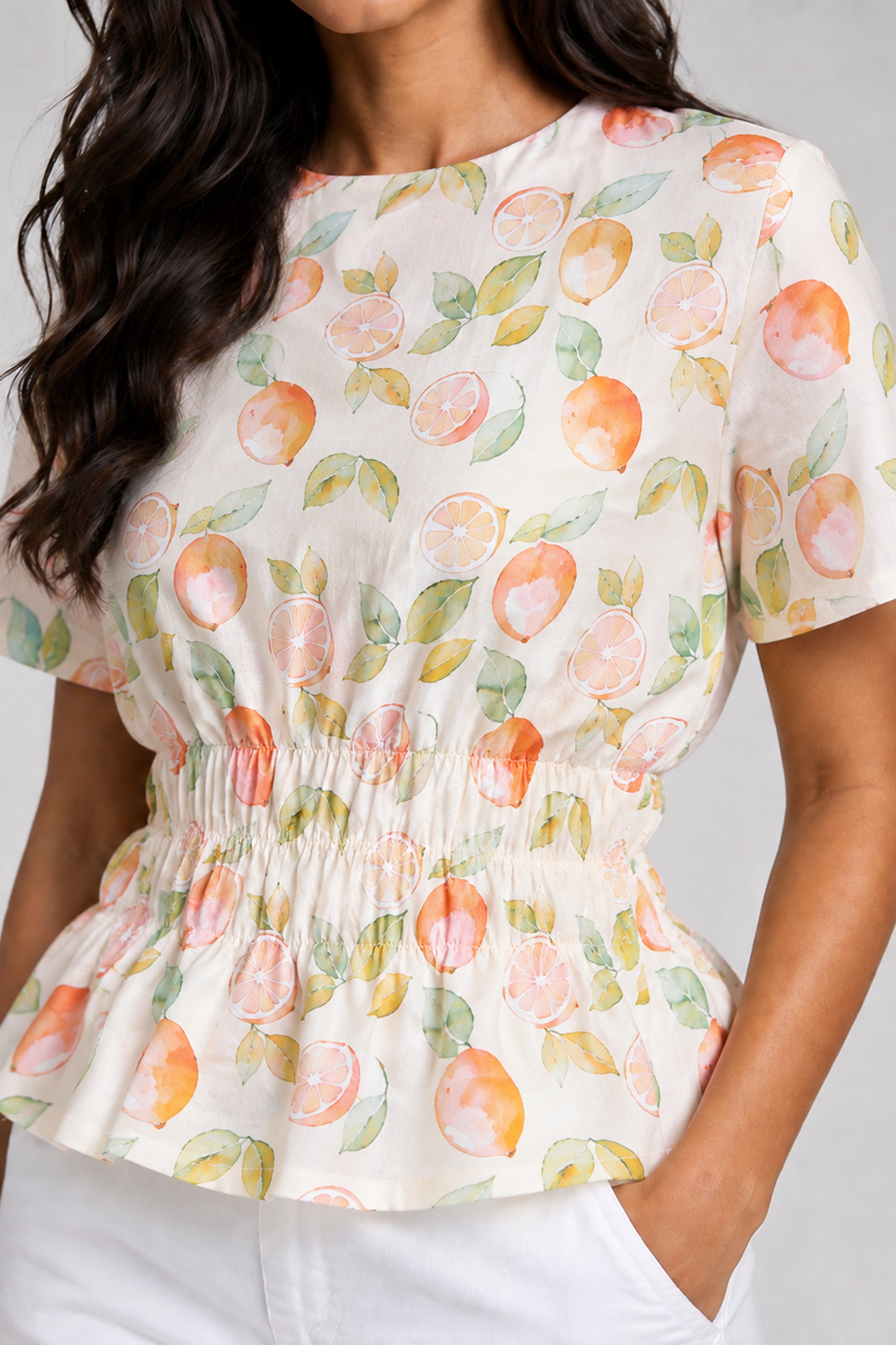 Lemon Capsule MODANO Casual Top - Orange