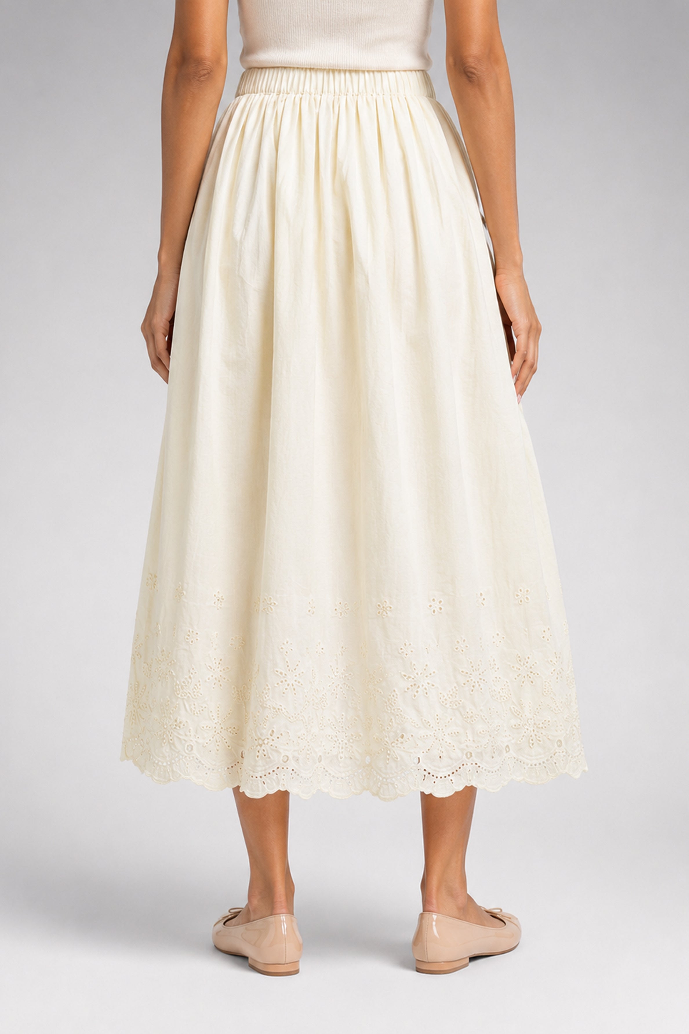 Lemon Capsule MODANO Casual Skirt - Beige