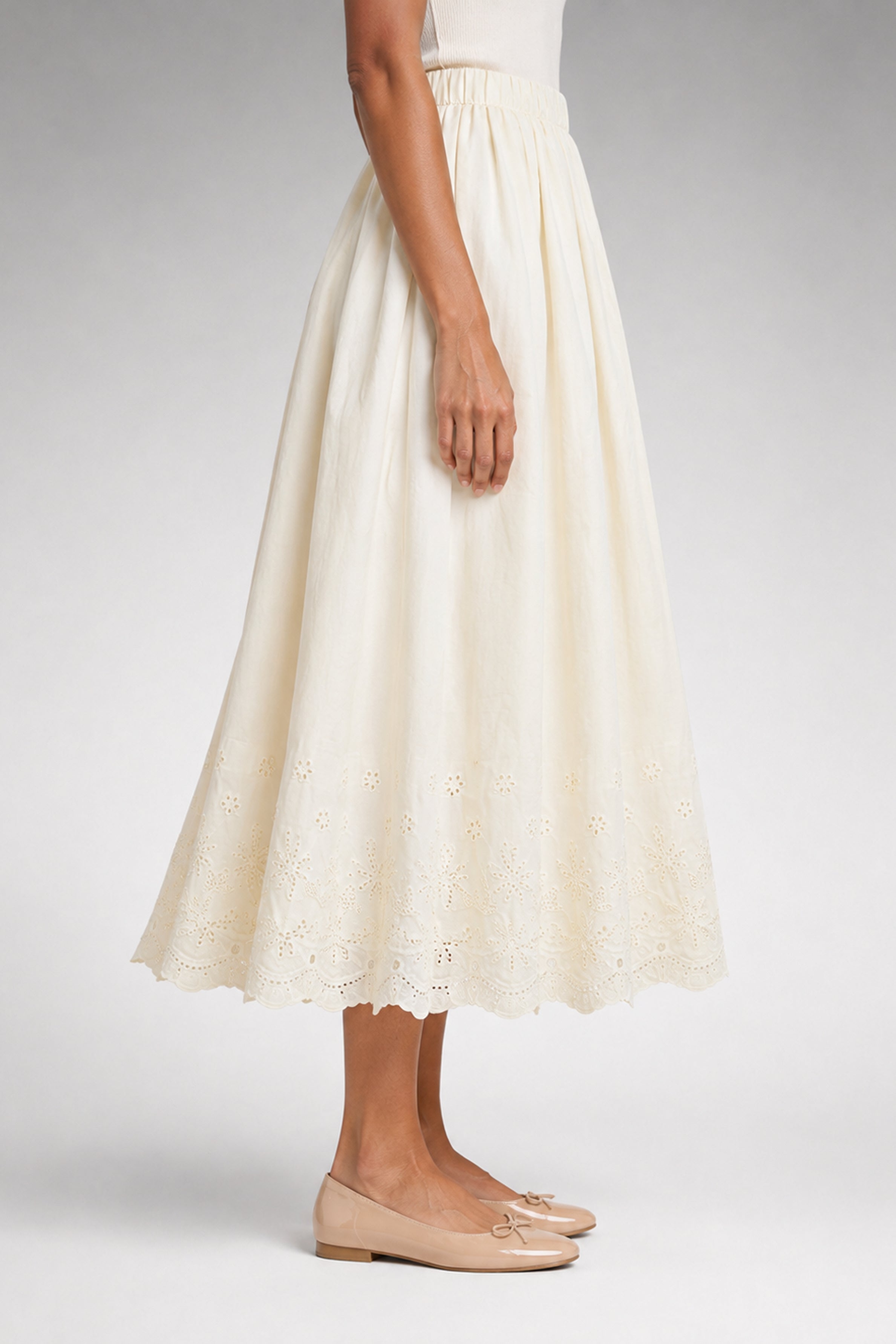 Lemon Capsule MODANO Casual Skirt - Beige