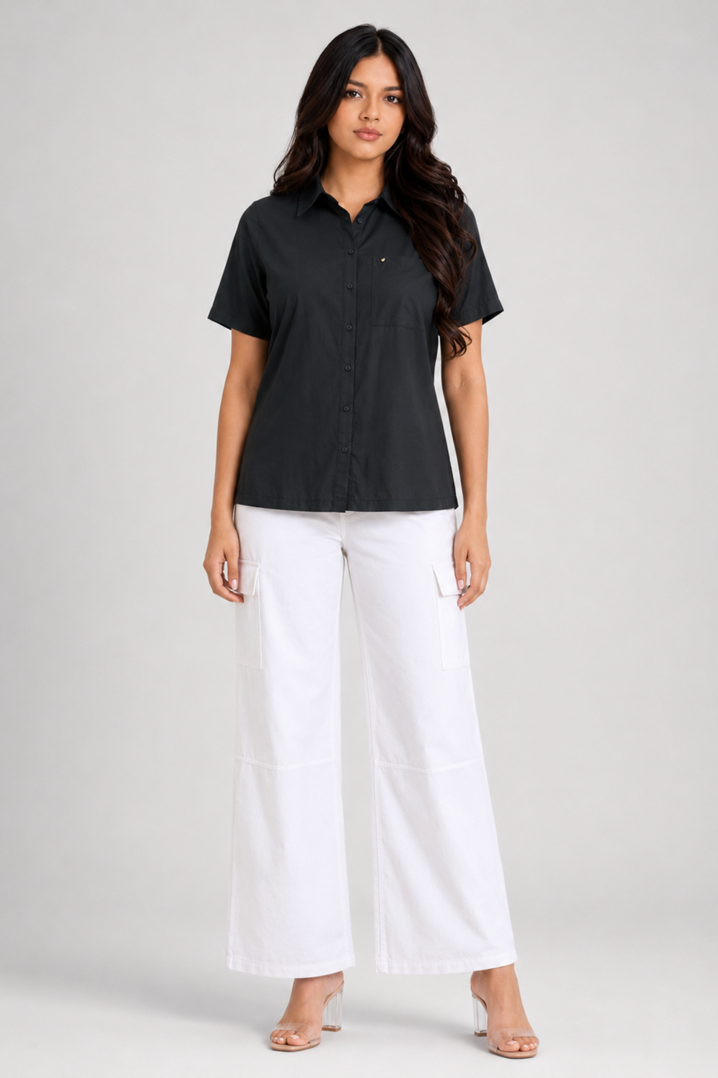 MODANO Short Sleeve Casual Top