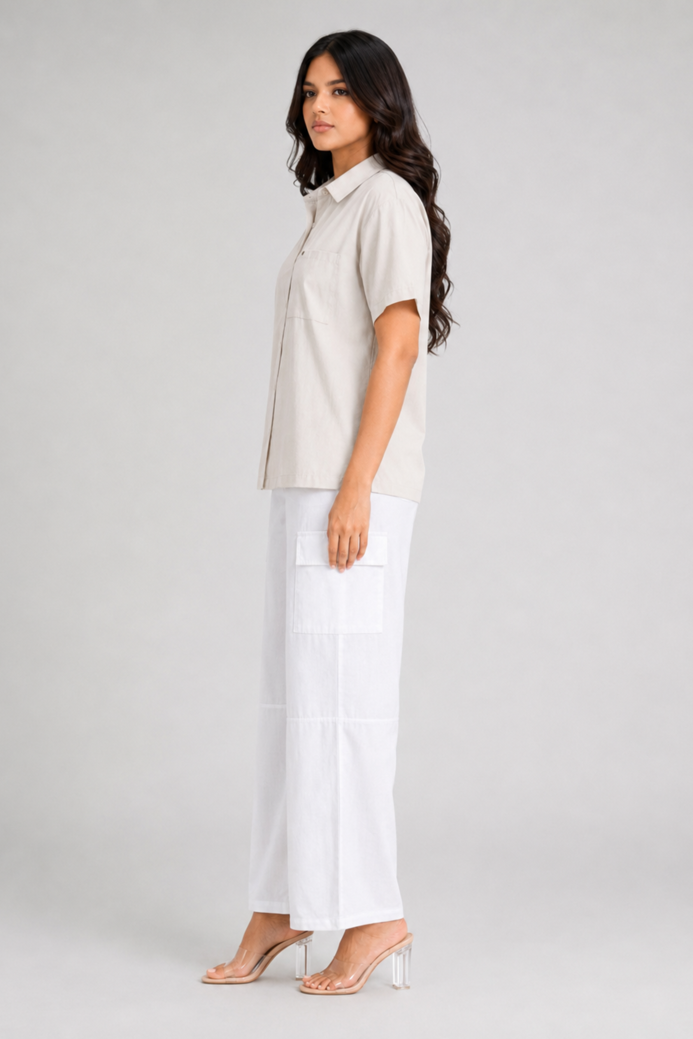 MODANO Short Sleeve Casual Top