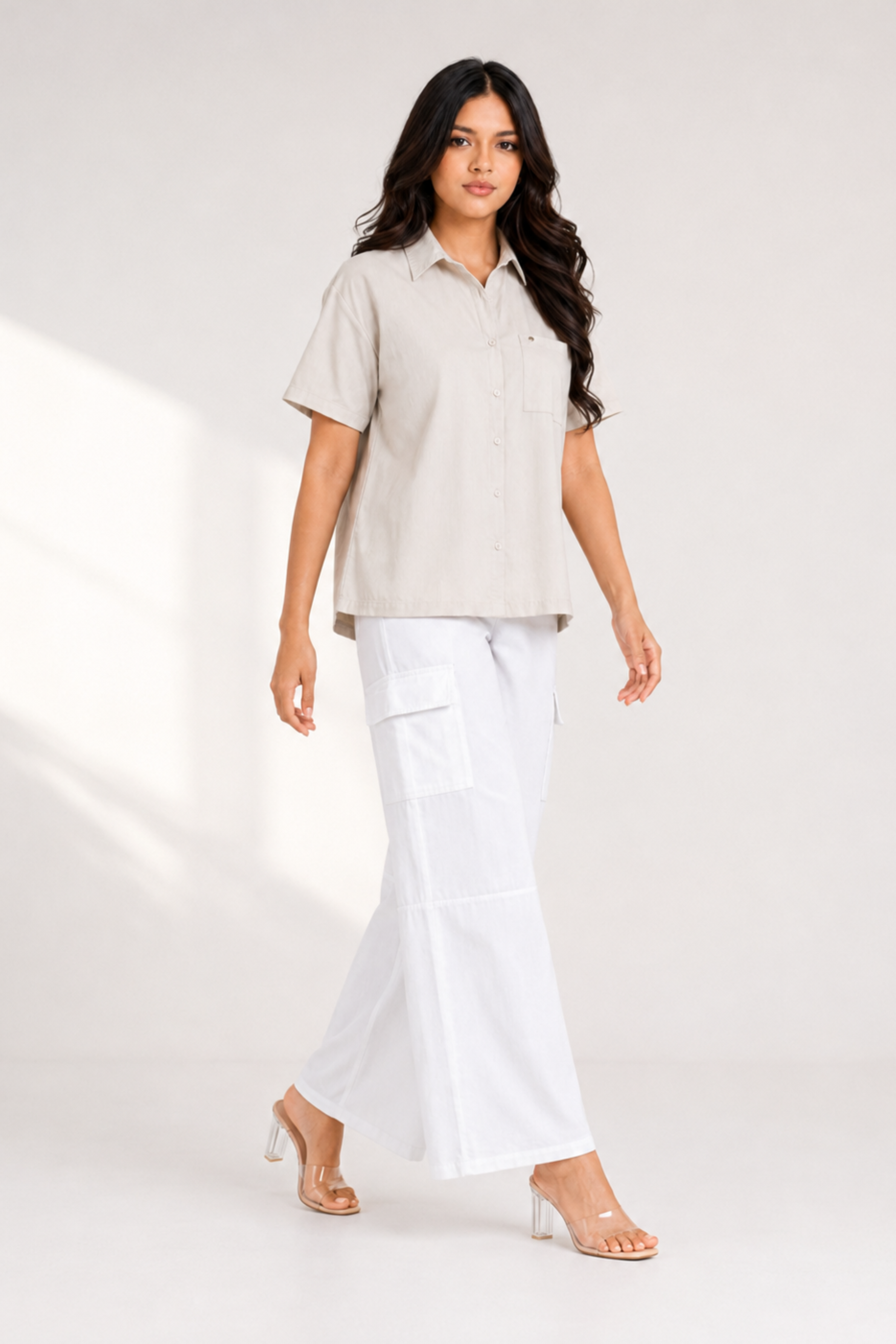 MODANO Short Sleeve Casual Top