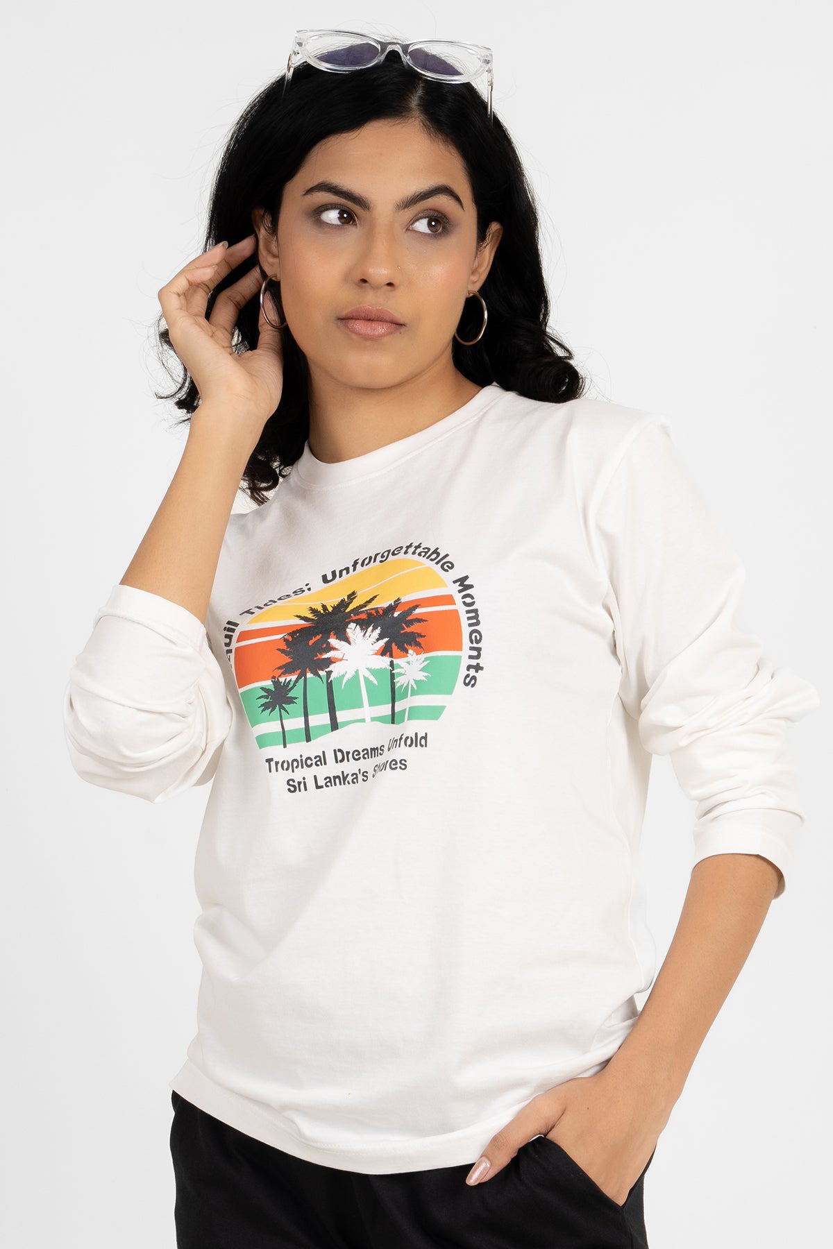 Be Sri Lankan Long Sleeve Printed Casual T-Shirt