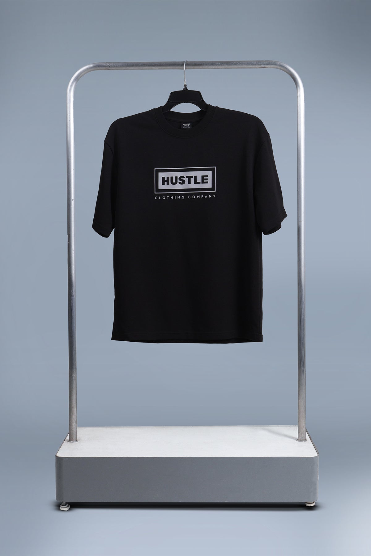 Hustle Men's Short Sleeve Casual Oversized T-Shirt