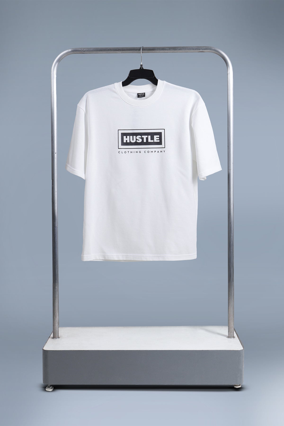 Hustle Men's Short Sleeve Casual Oversized T-Shirt