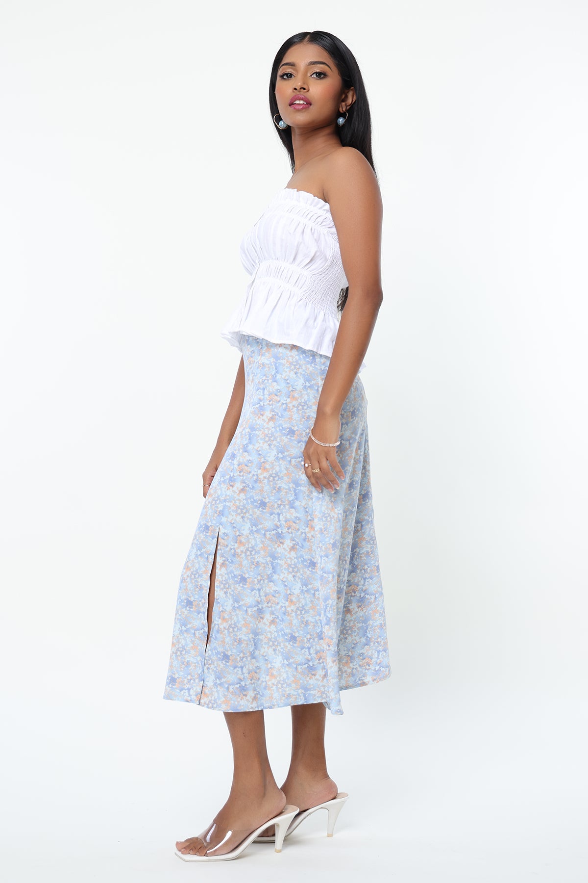 Modano Women's Normal Print Casual Skirt