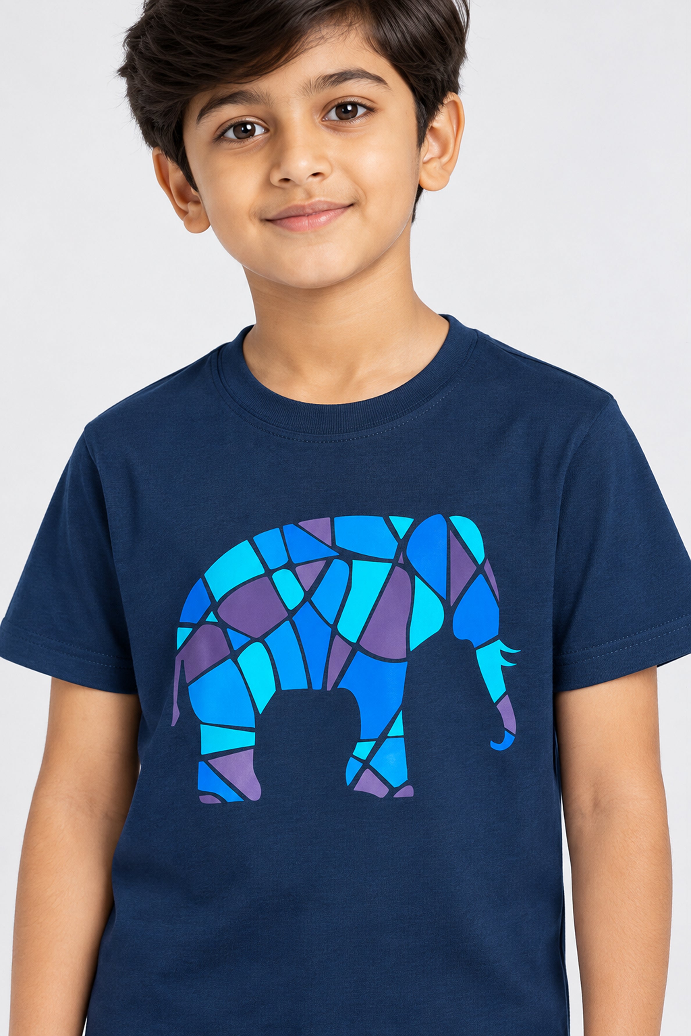CORE Kid's Boys Crew Neck Tees - Navy
