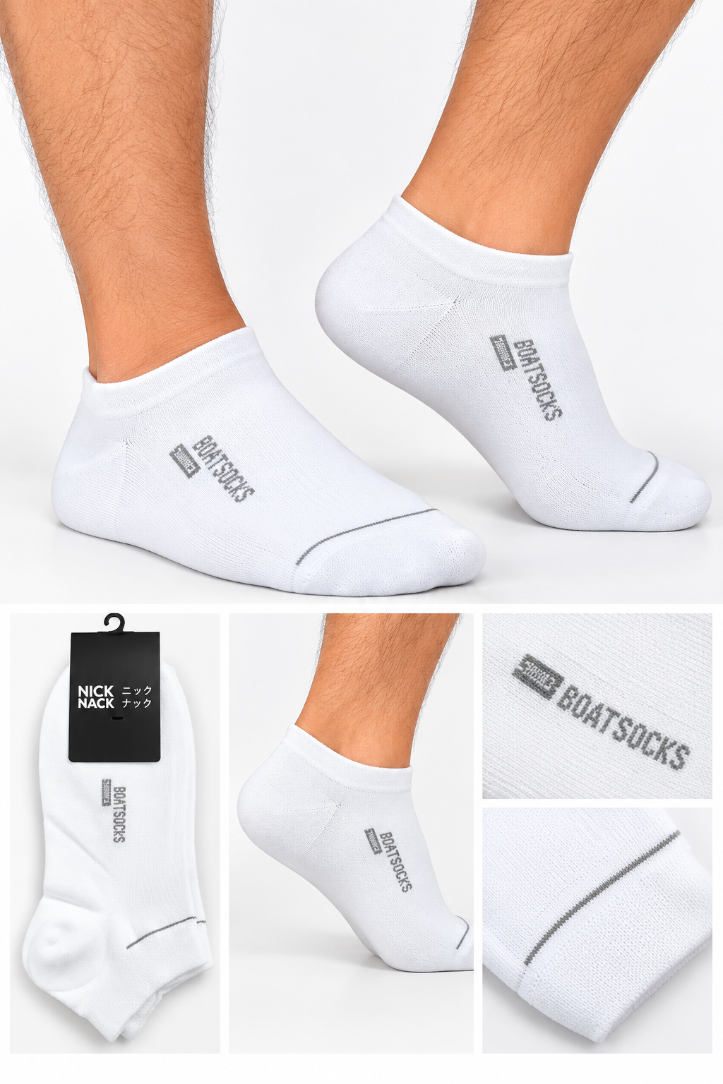 NICK NACK Men's Ankle Socks