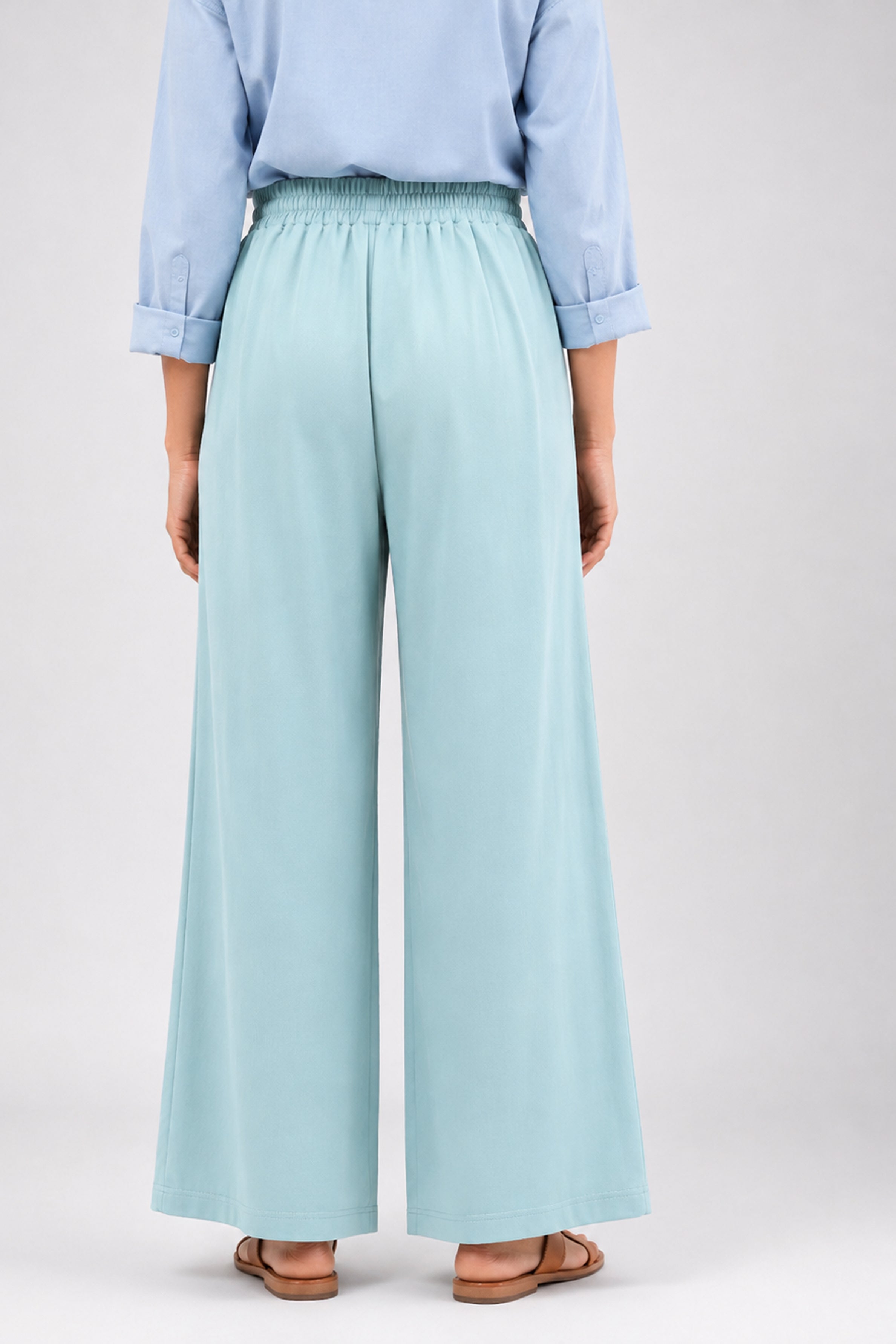 HADA Casual Relaxed Fit Pant - Green