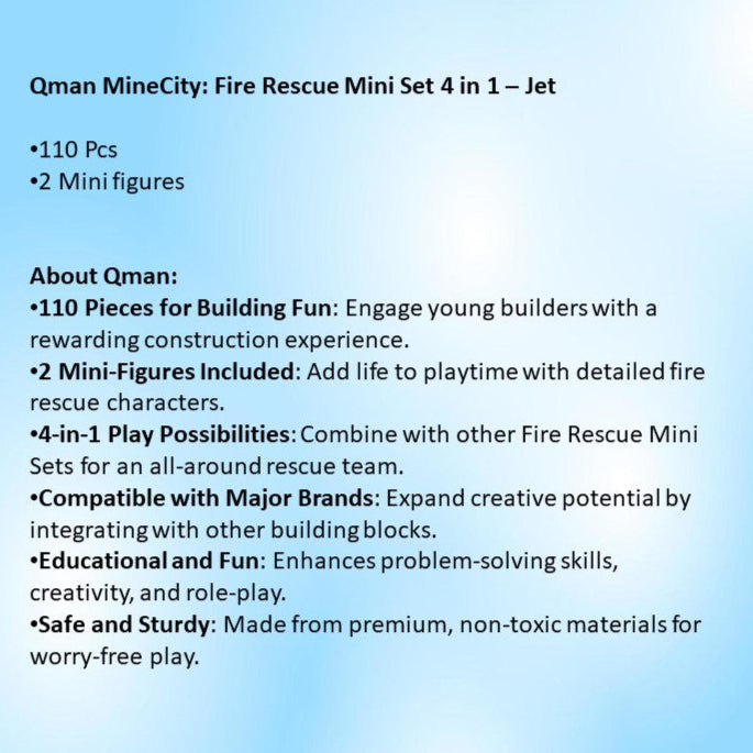 Qman 12011-1 - MineCity - 110 Pcs